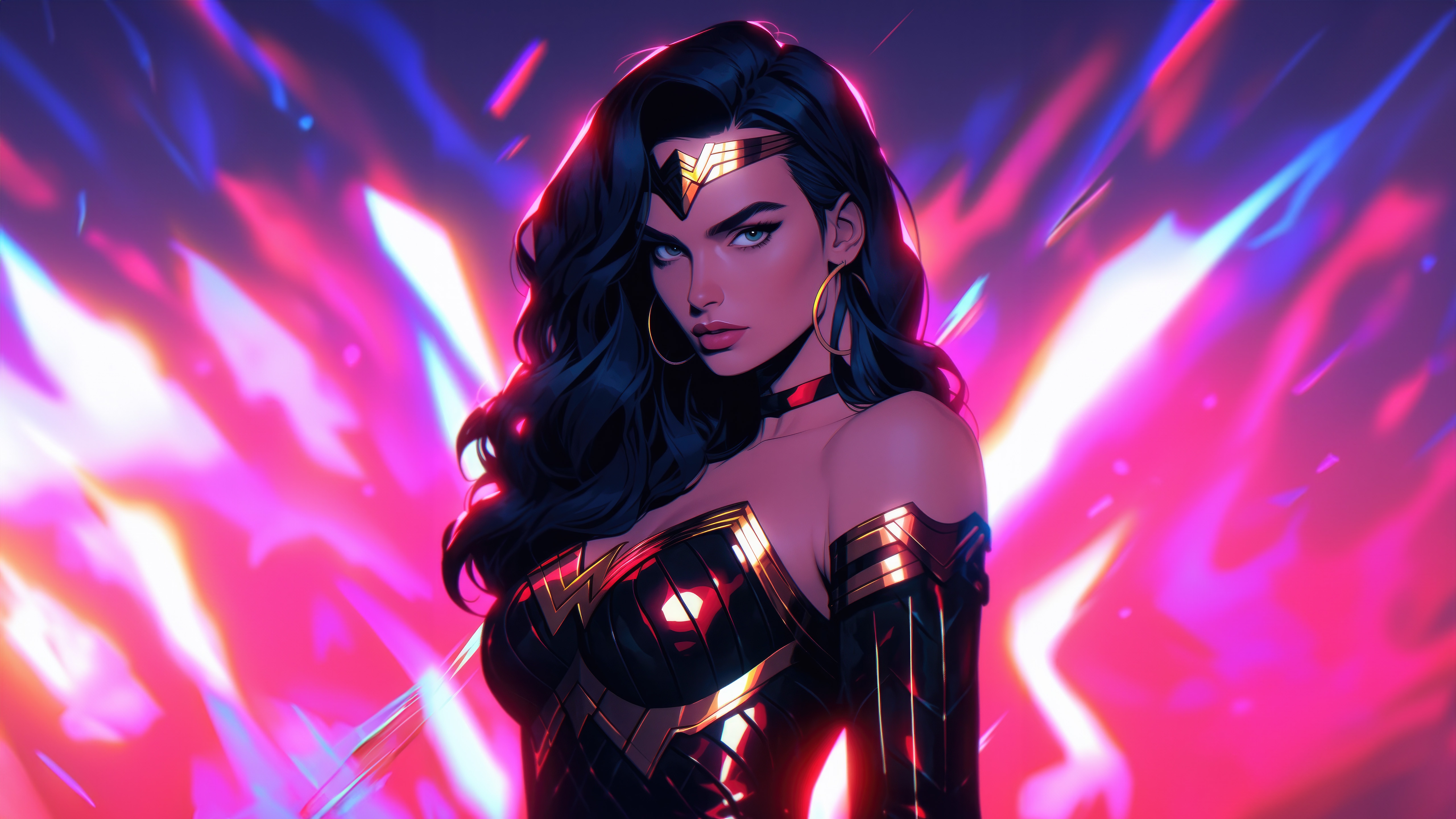 Wonder Woman Majestic Portrait HD Wallpaper