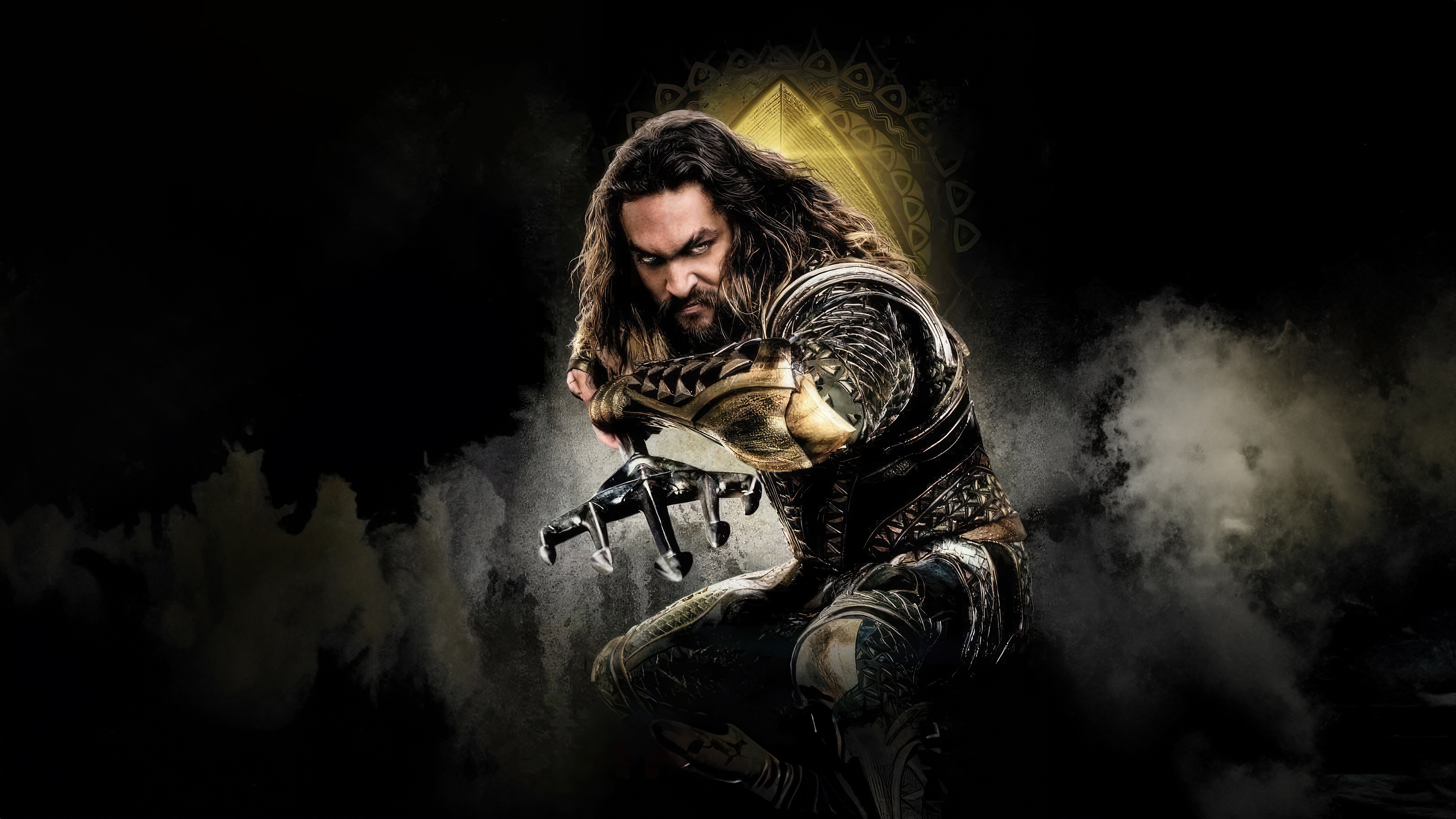 Aquaman Arthur Curry in Armor HD Wallpaper