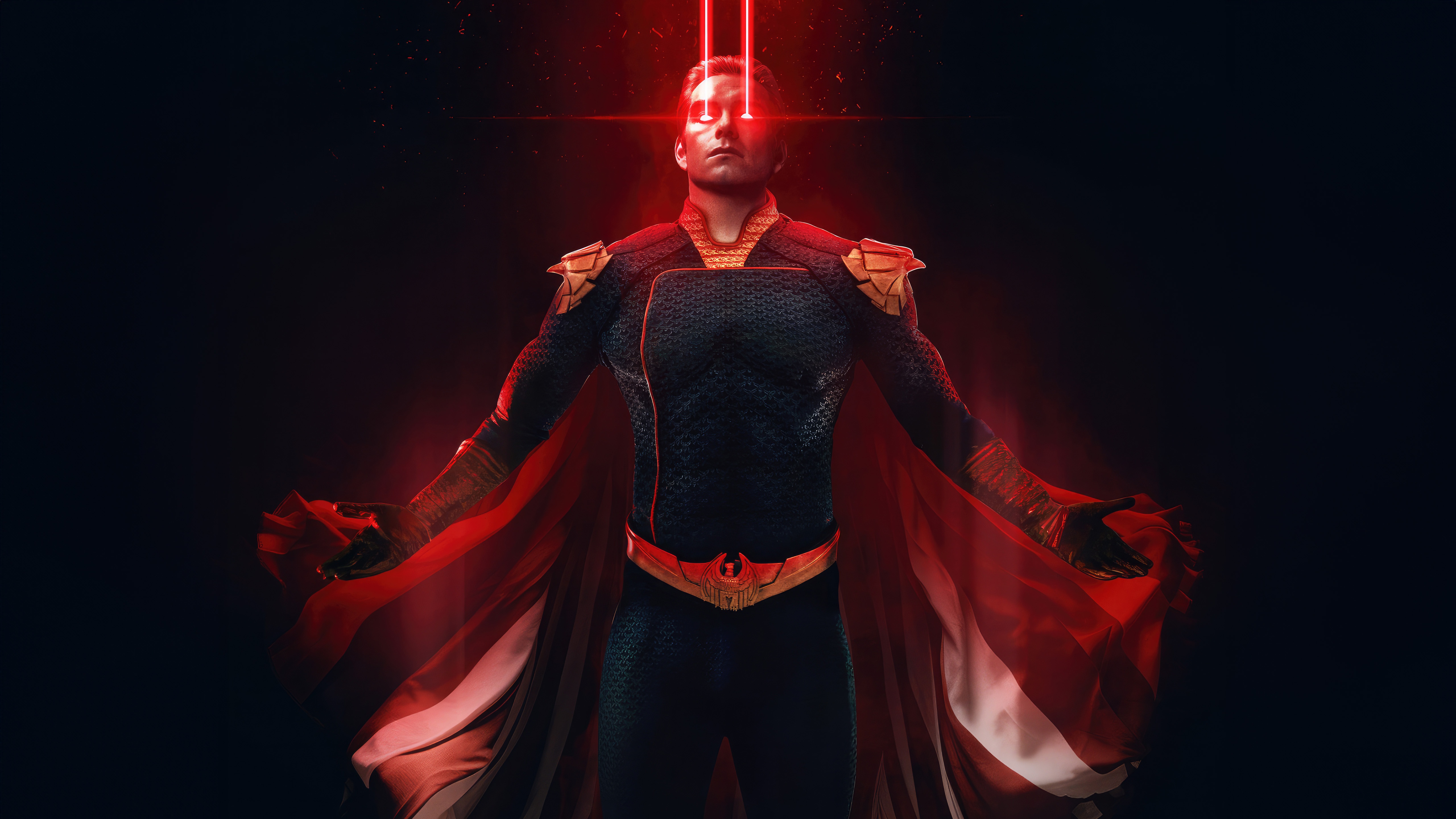 Homelander from The Boys with laser eyes HD Wallpaper
