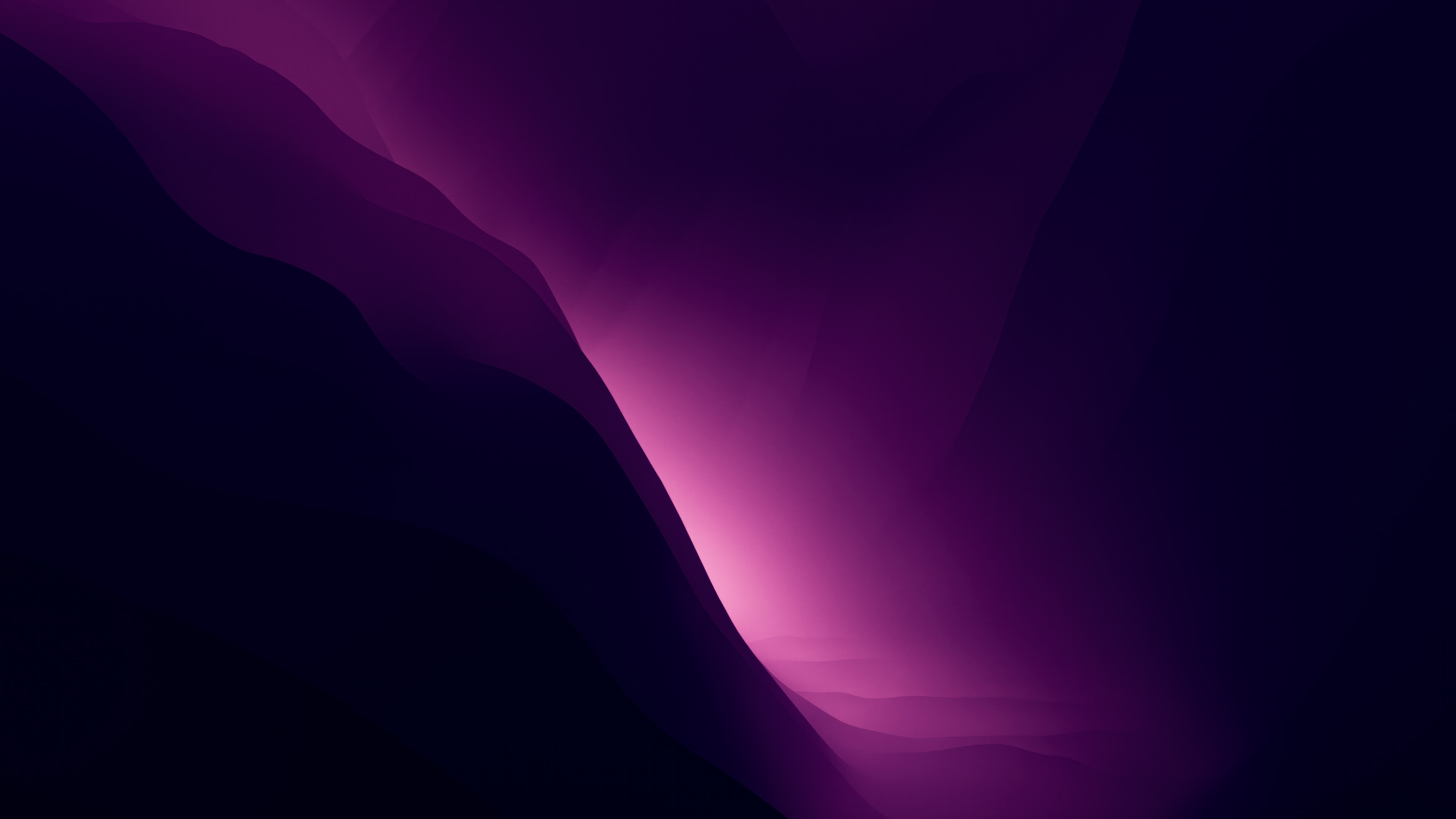 Macos 12 Monterey abstract purple landscape HD Wallpaper