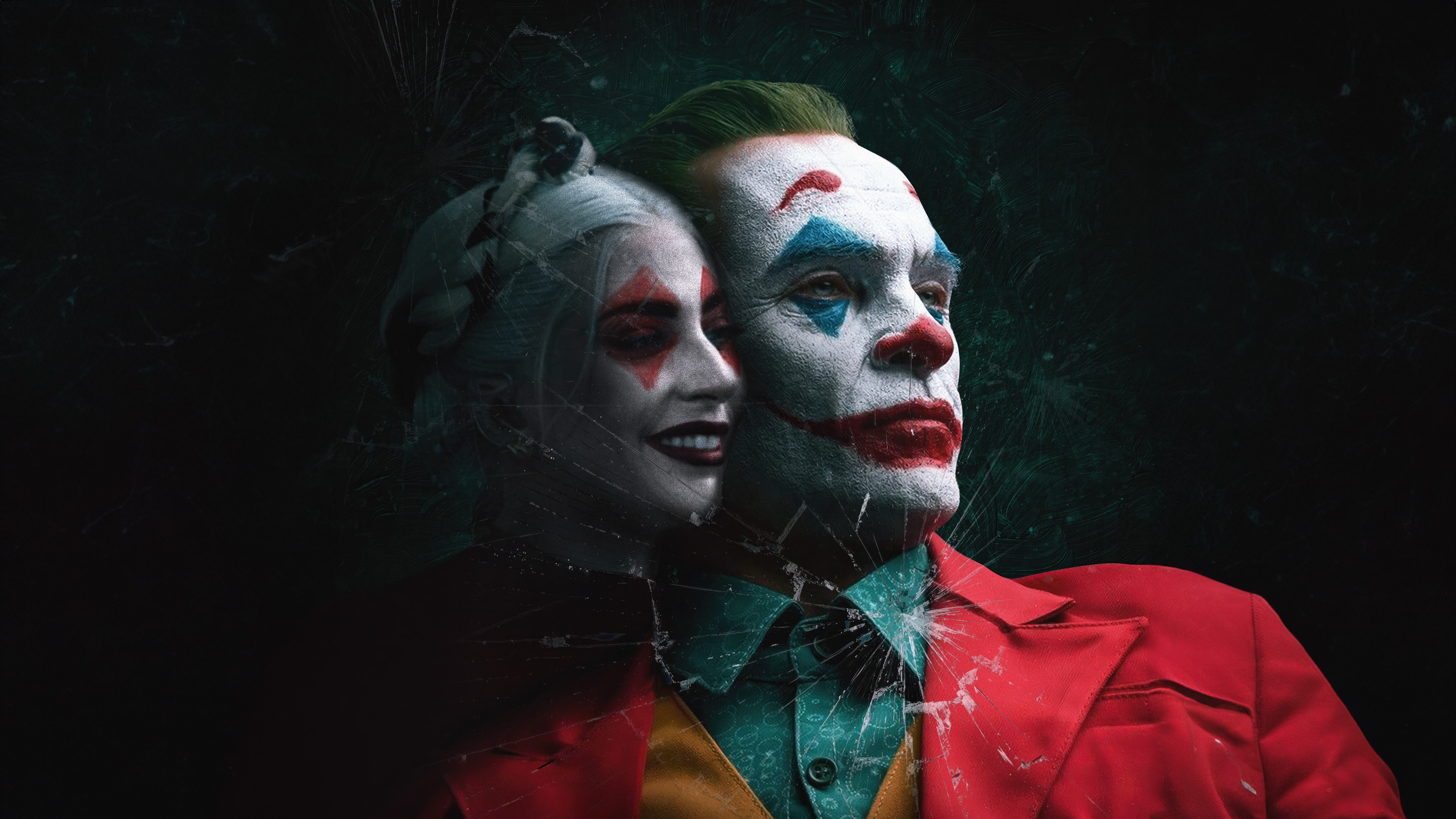 Joker and Harley Quinn in Joker Folie A Deux HD Wallpaper