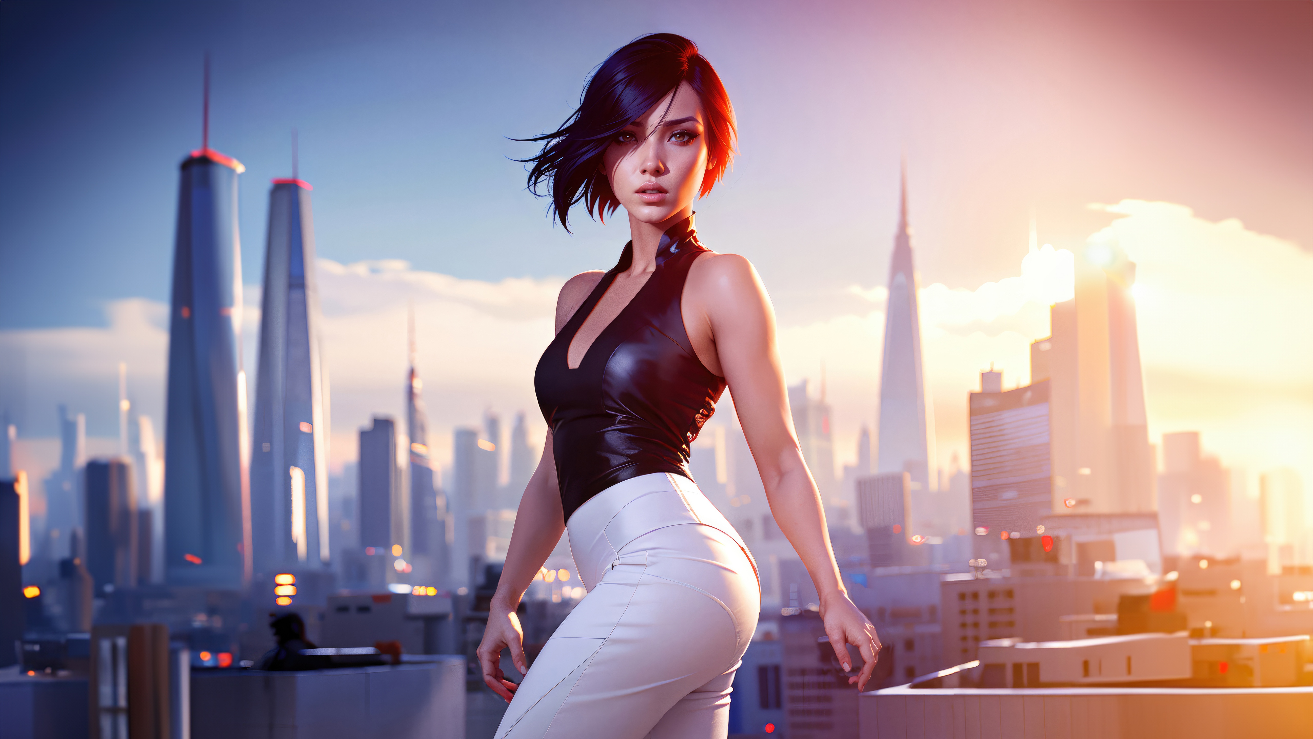 Faith Connors In Mirrors Edge Catalyst HD Wallpaper
