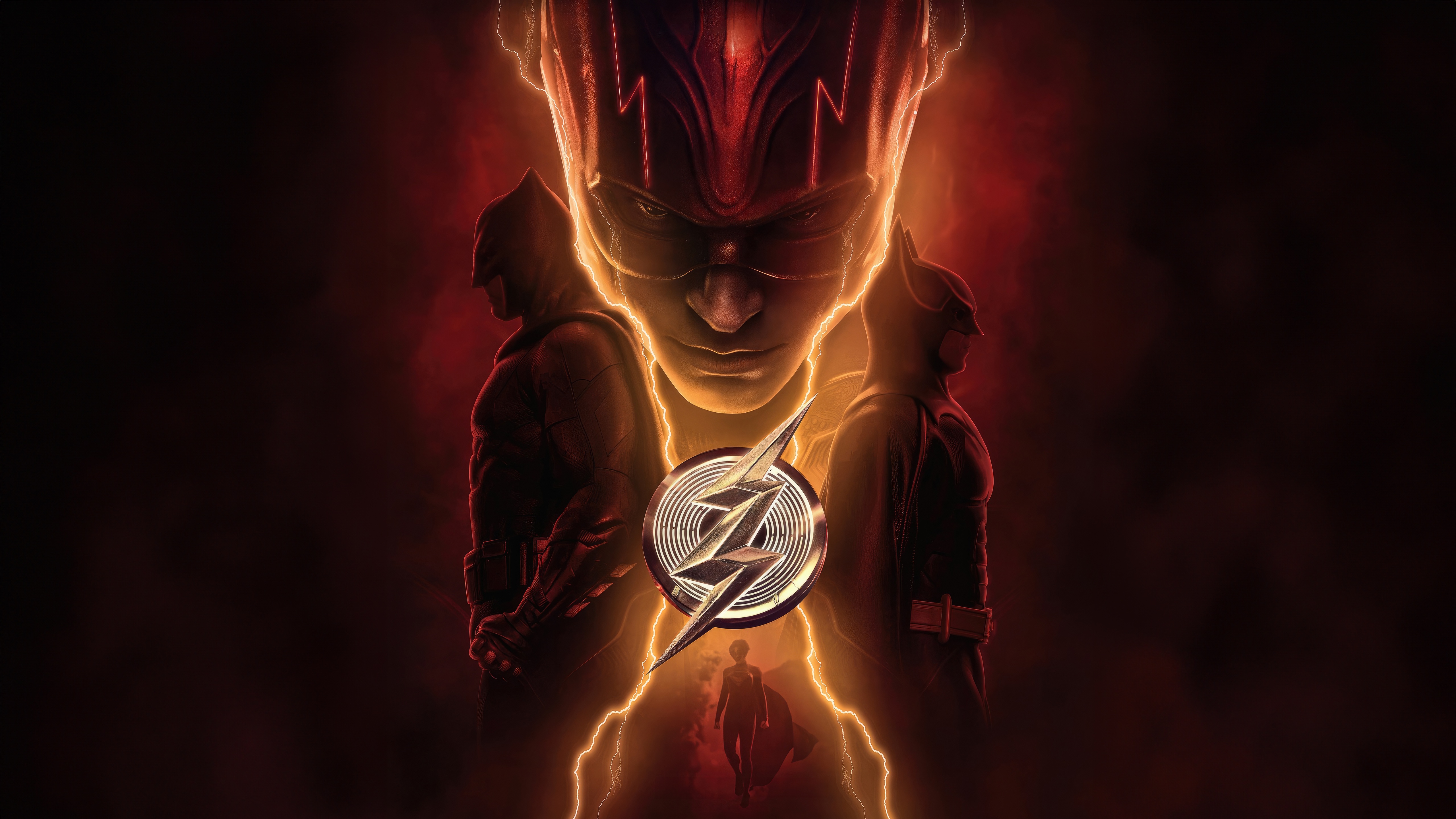 The Flash and Batman HD Wallpaper