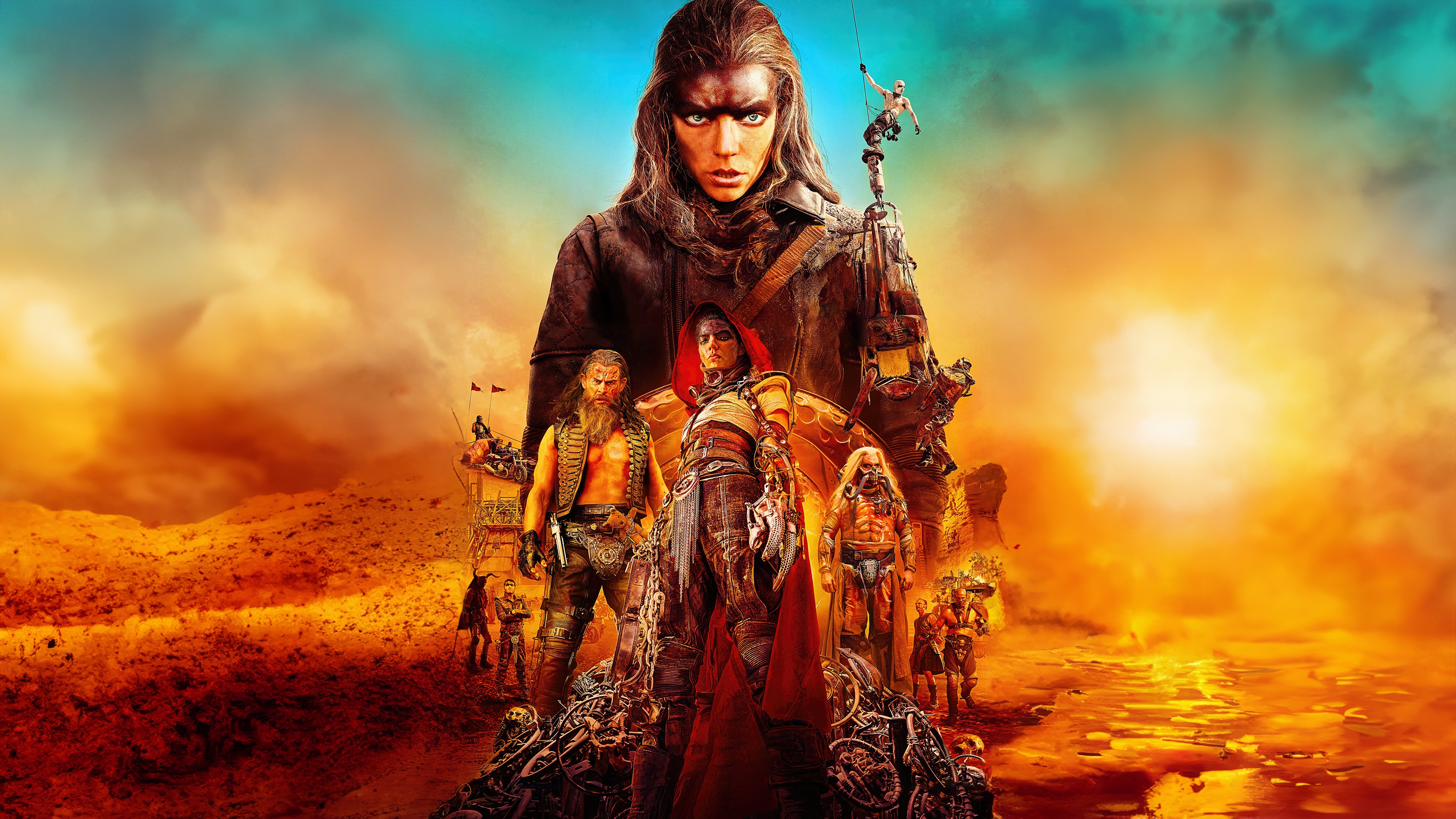 Furiosa A Mad Max Saga Poster HD Wallpaper