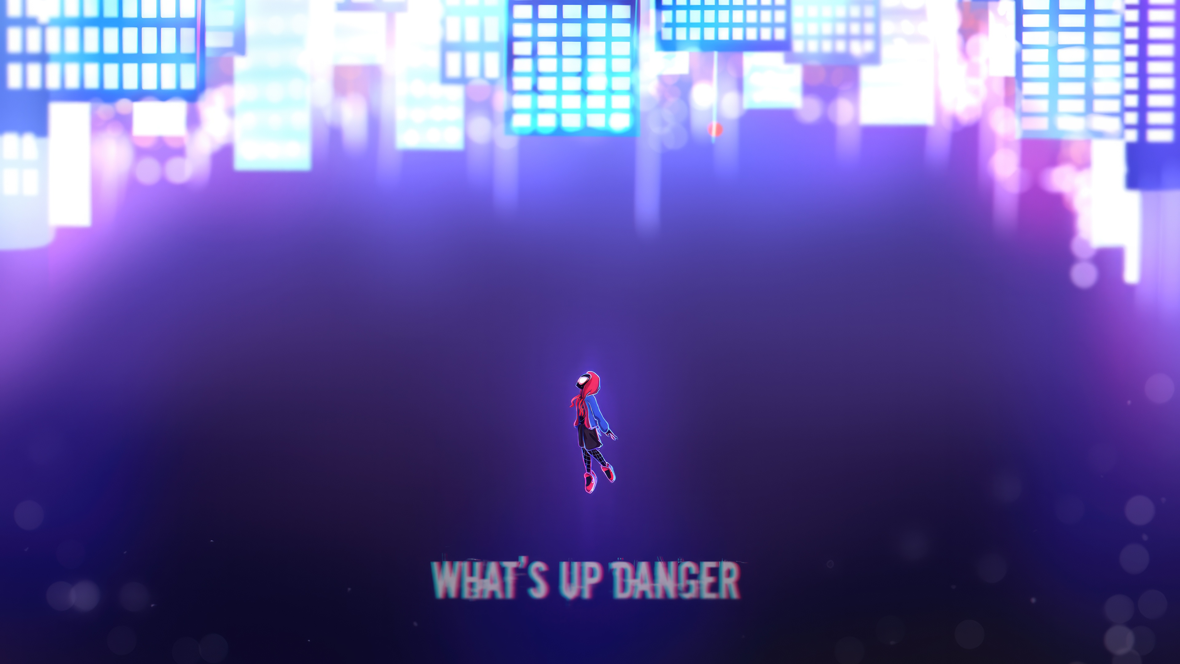 Spider-Man (Miles Morales) in "What's Up Danger" HD Wallpaper
