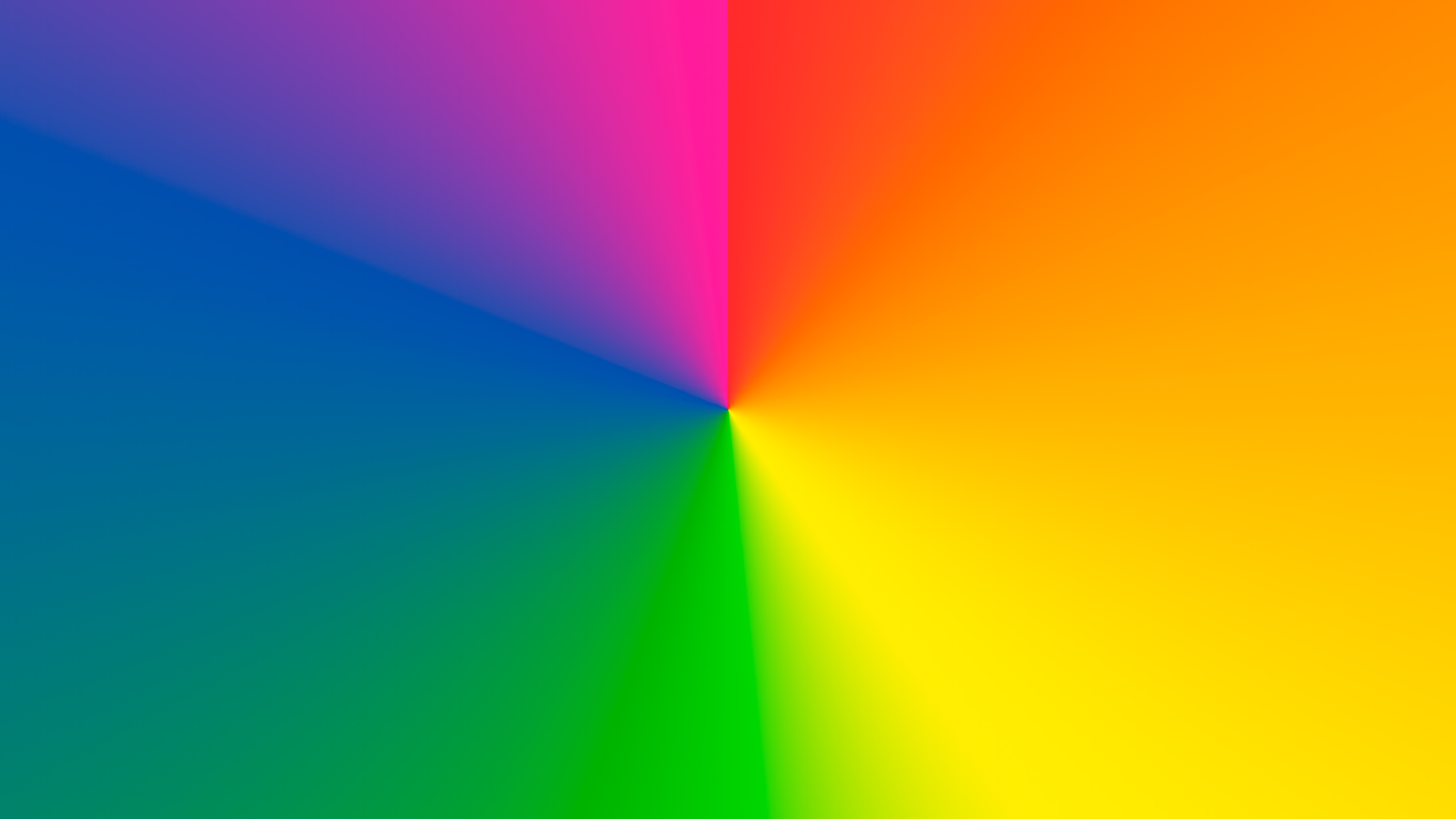 Rainbow gradient radiating from a central point HD Wallpaper