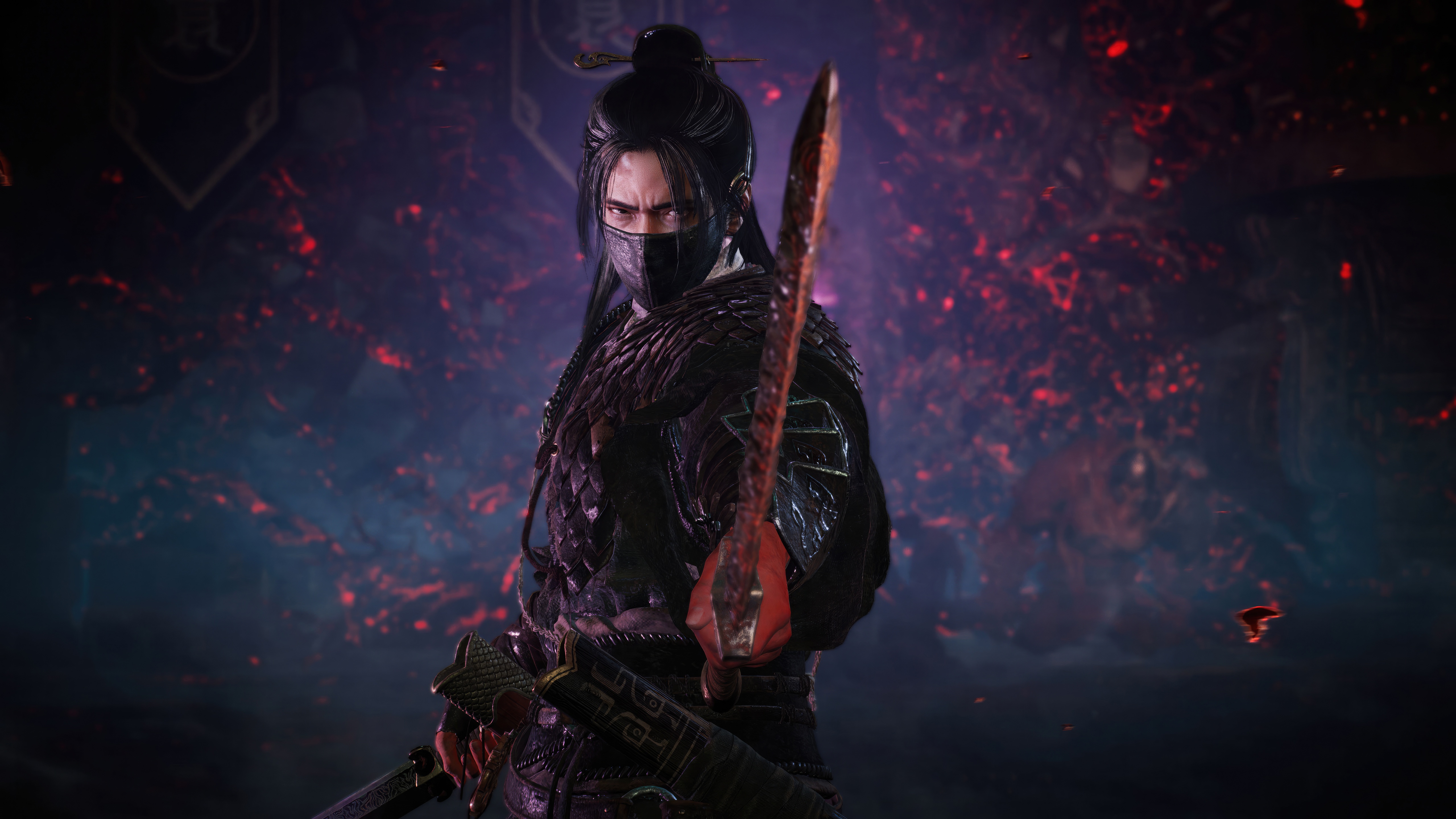 Wo Long Fallen Dynasty Character with Sword HD Wallpaper