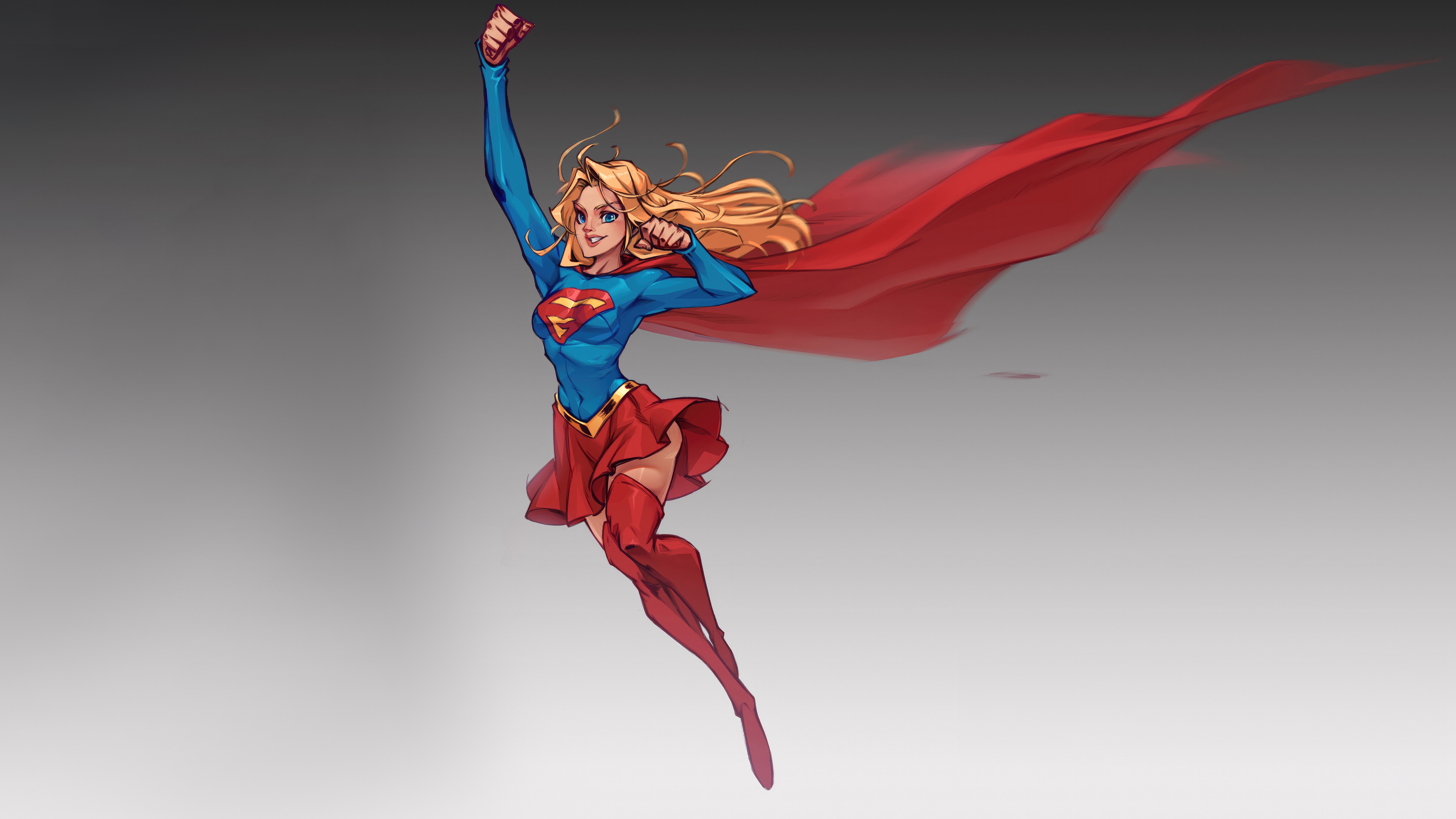 Supergirl Comic Art HD Wallpaper