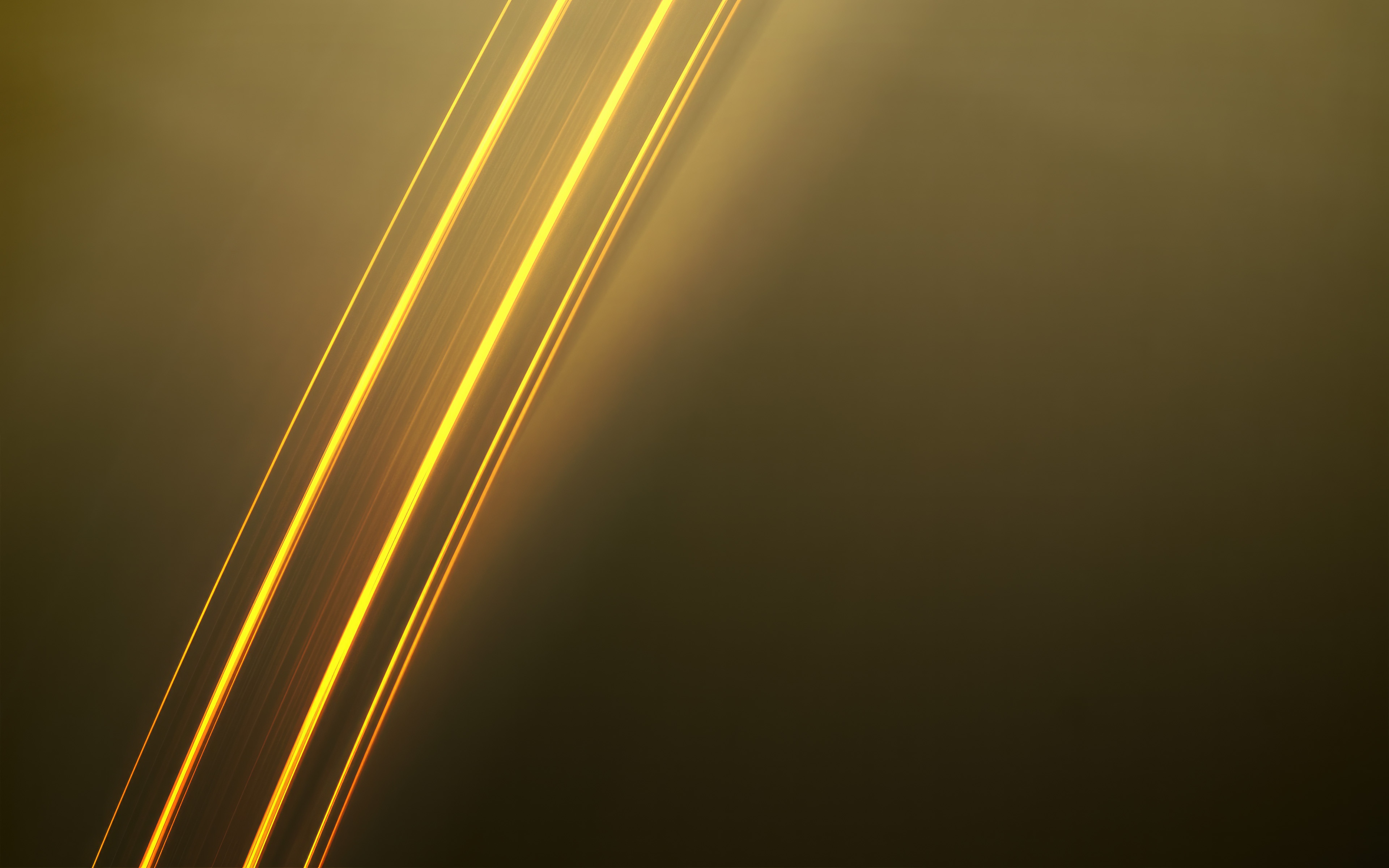 Abstract gold lines on a dark background HD Wallpaper
