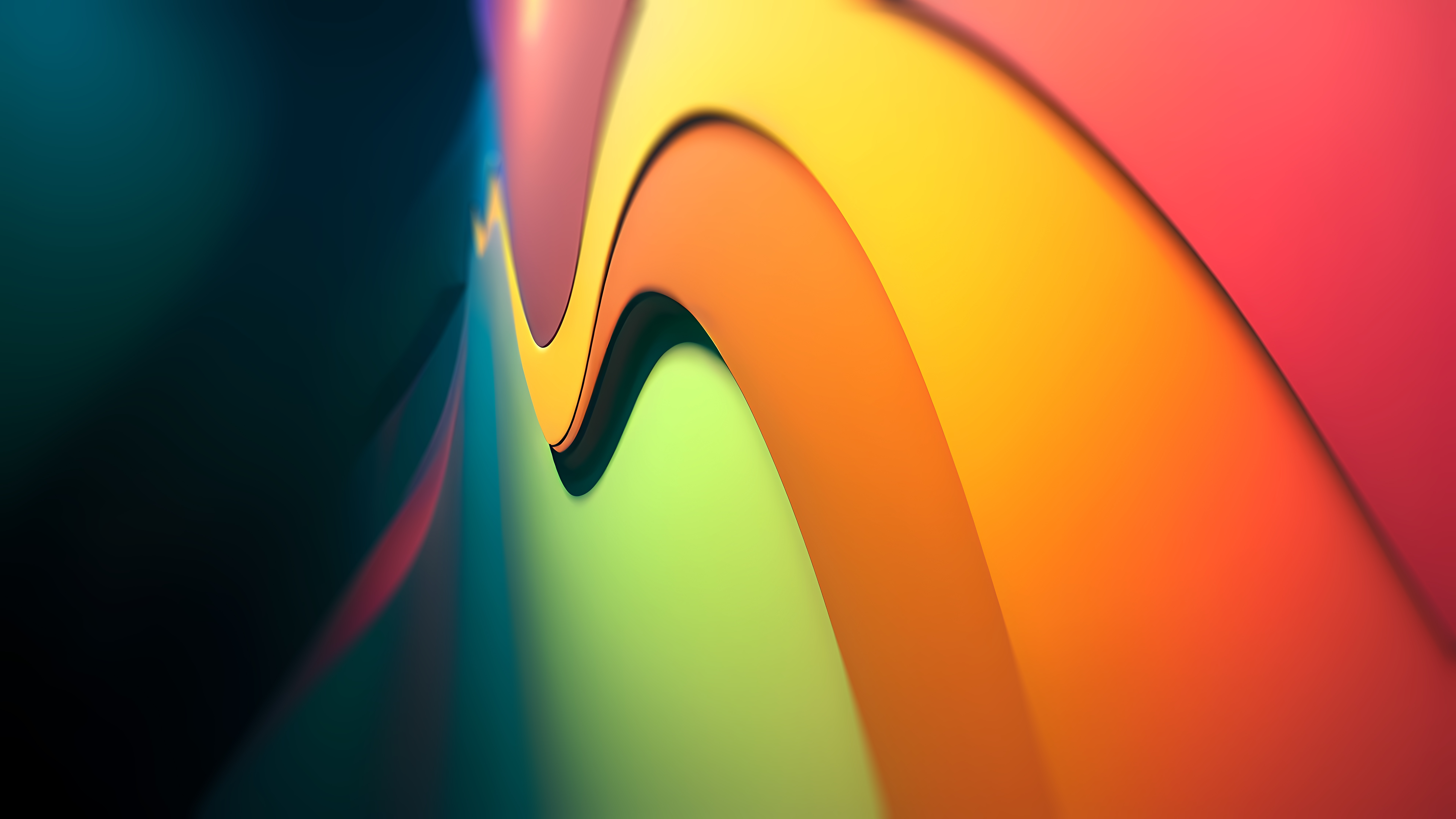 Chromatic Abstraction Symphony HD Wallpaper