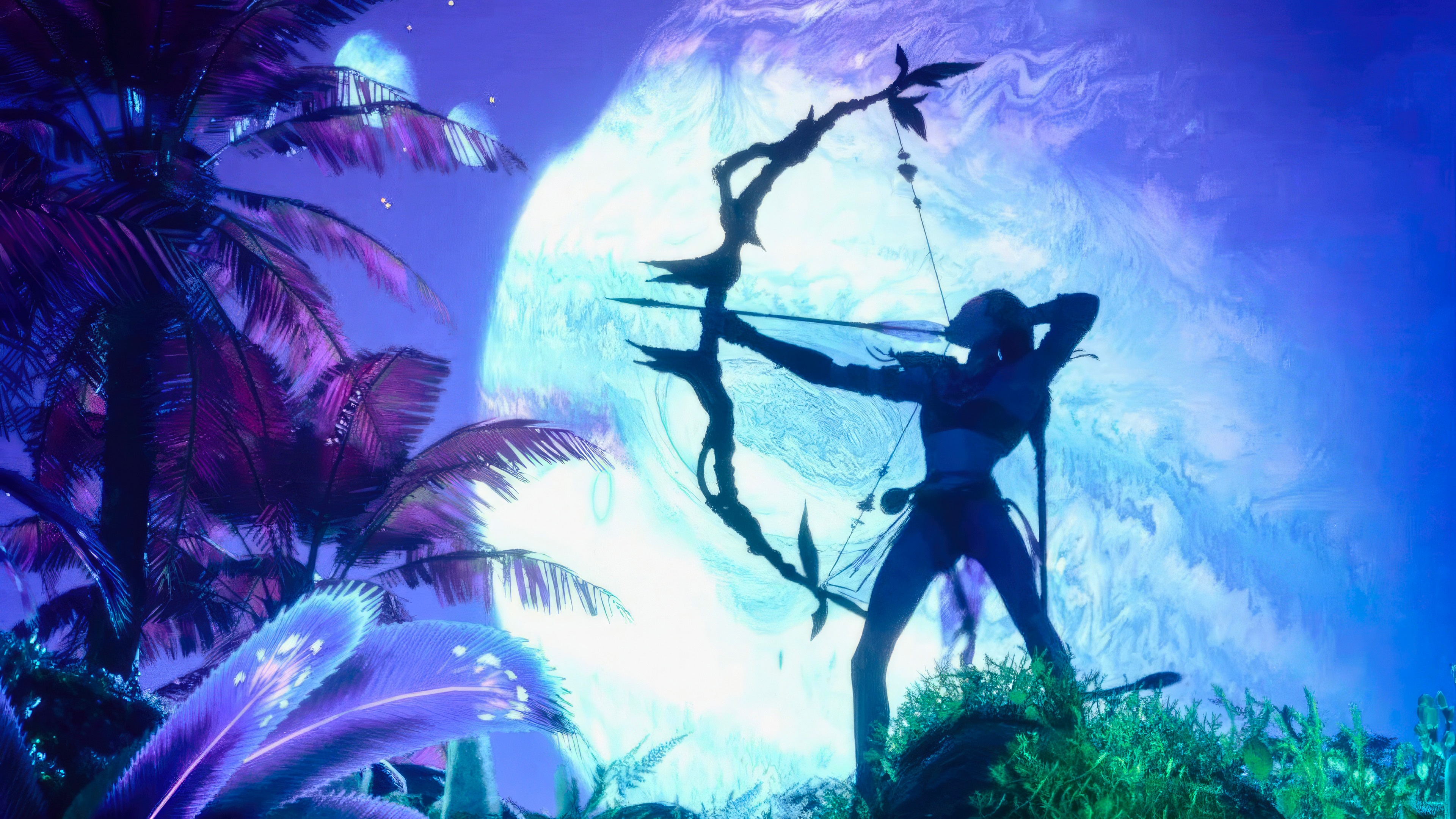 Avatar Frontiers of Pandora Na'vi Archer HD Wallpaper