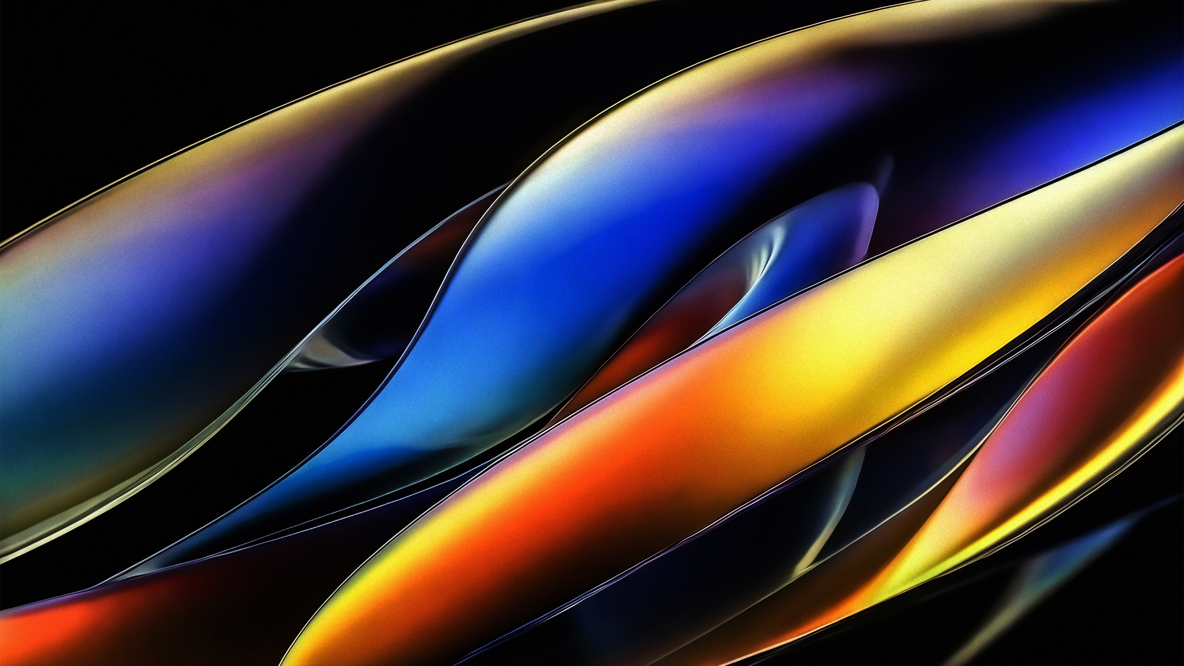 Abstract Gradient Symphony of Colors HD Wallpaper