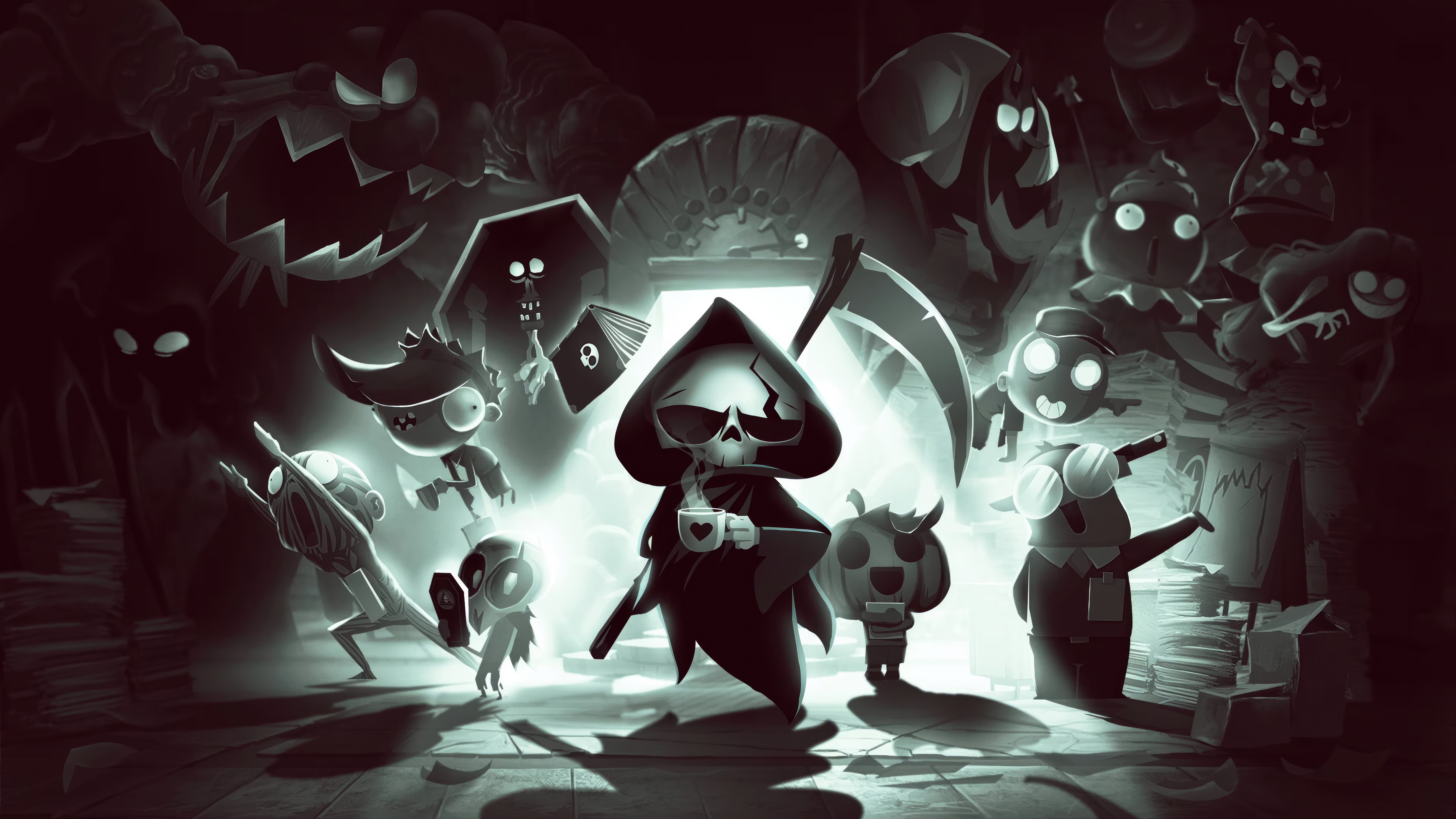 Have A Nice Death Game Characters HD Wallpaper