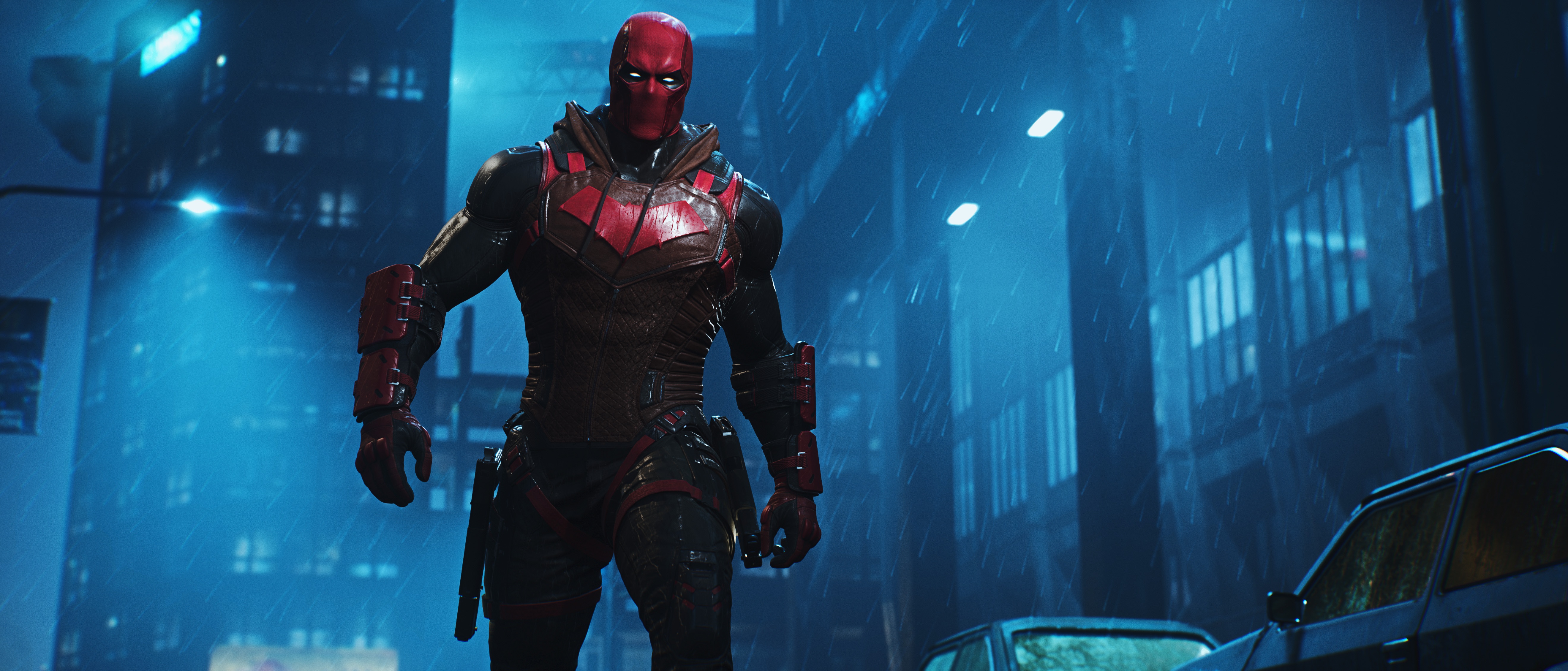 Red Hood in Gotham Knights HD Wallpaper