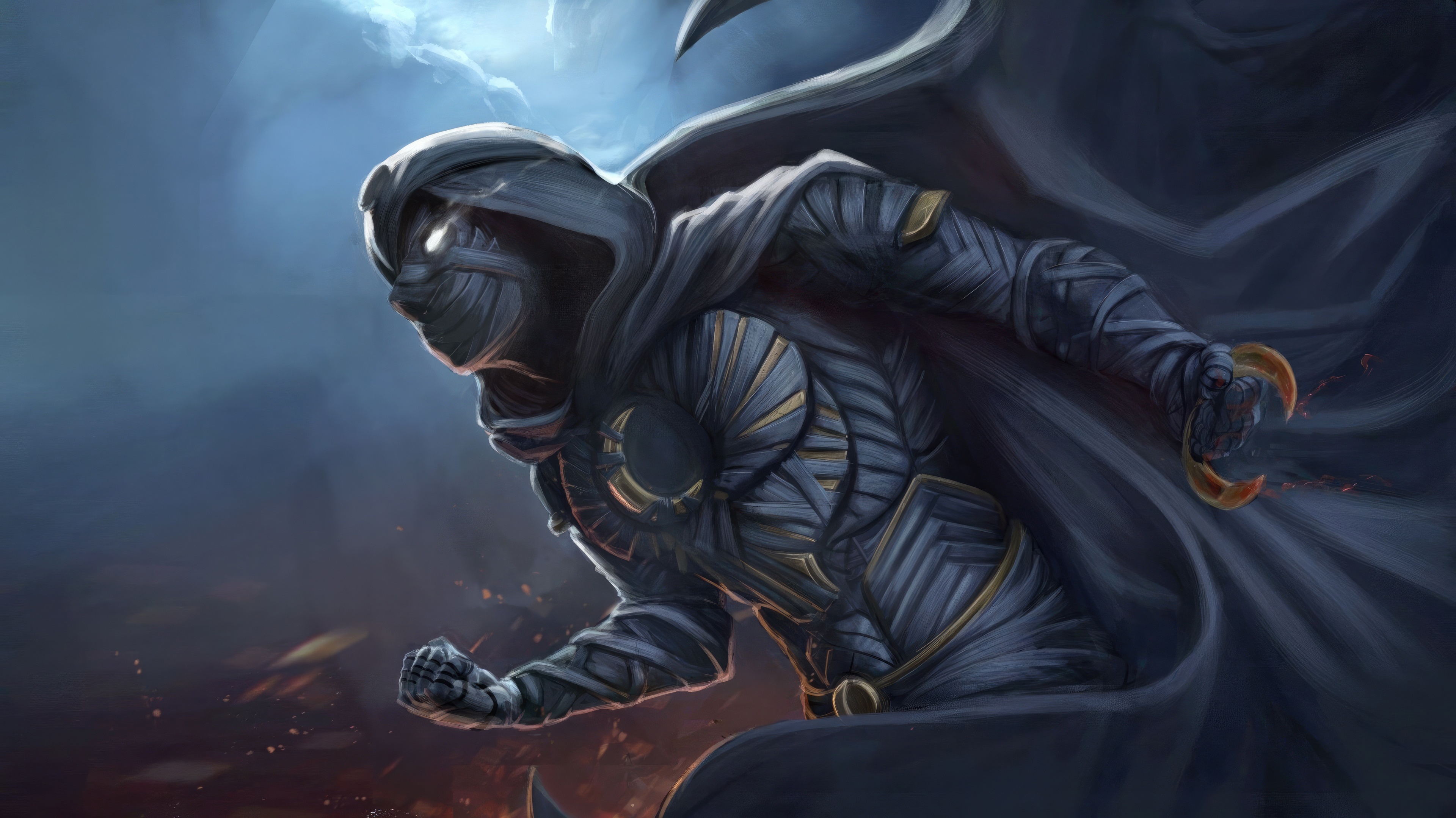 Moon Knight in Silent Valor HD Wallpaper