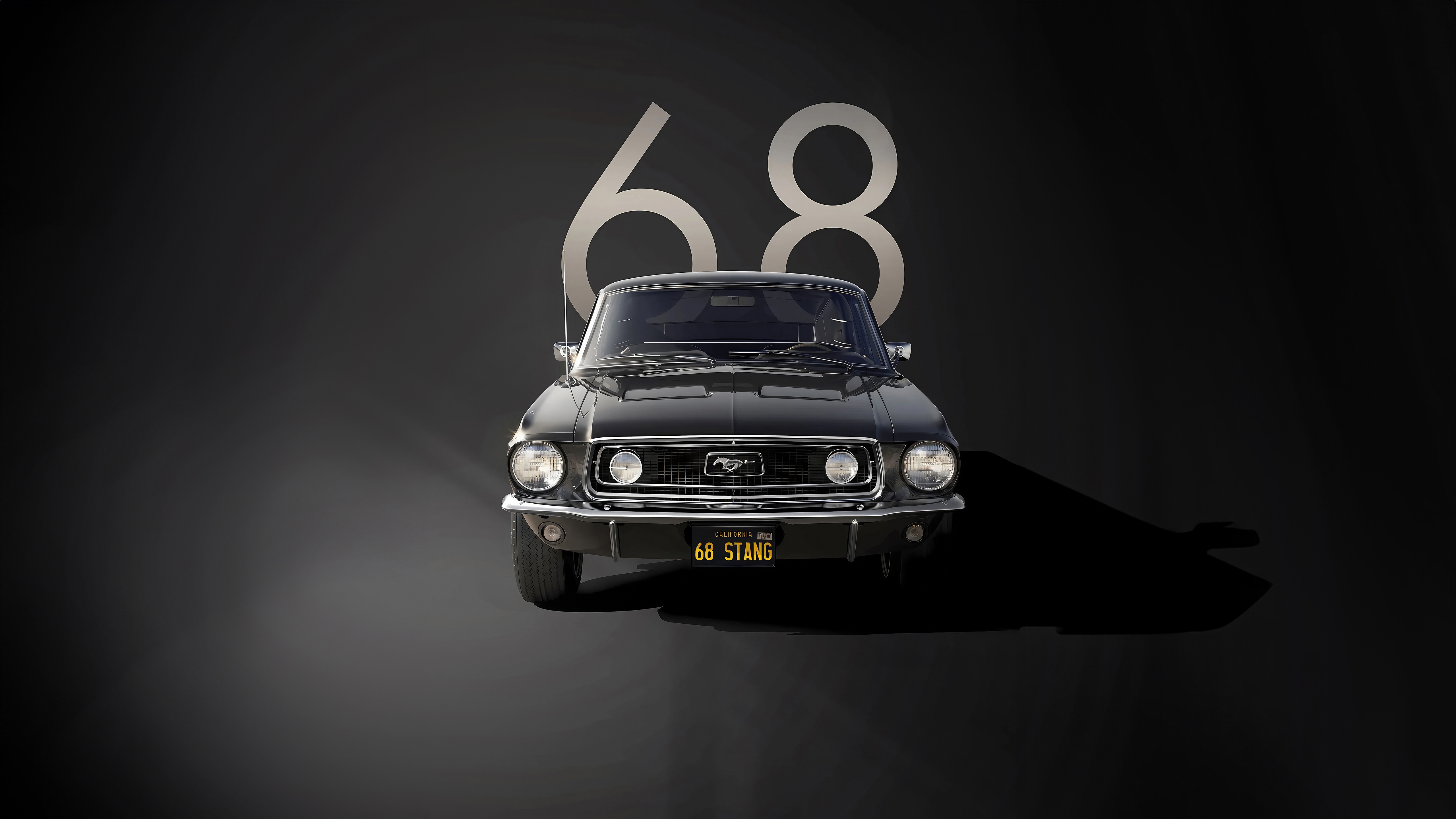 1968 Ford Mustang HD Wallpaper