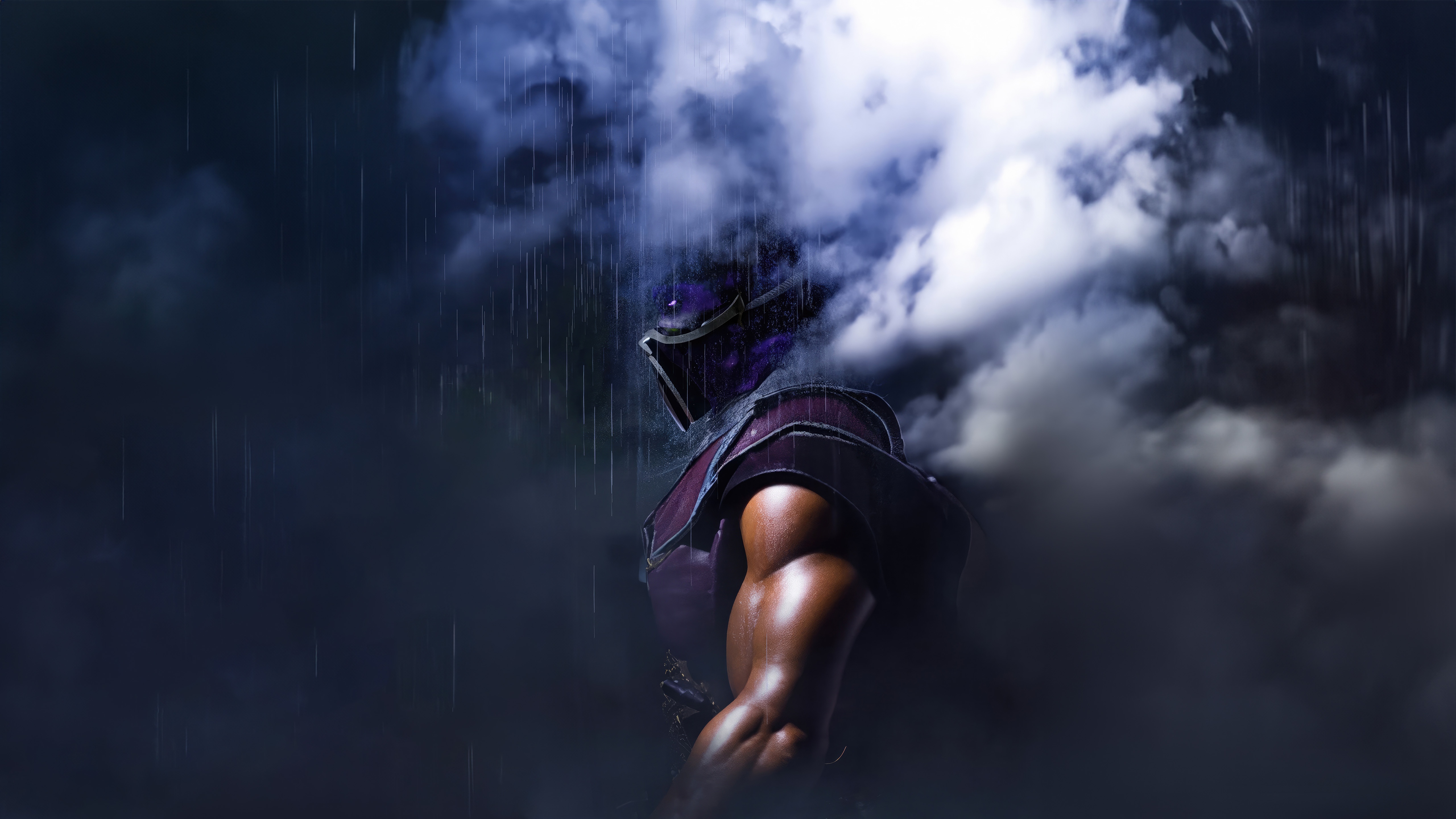 Mortal Kombat Rain in the Storm HD Wallpaper