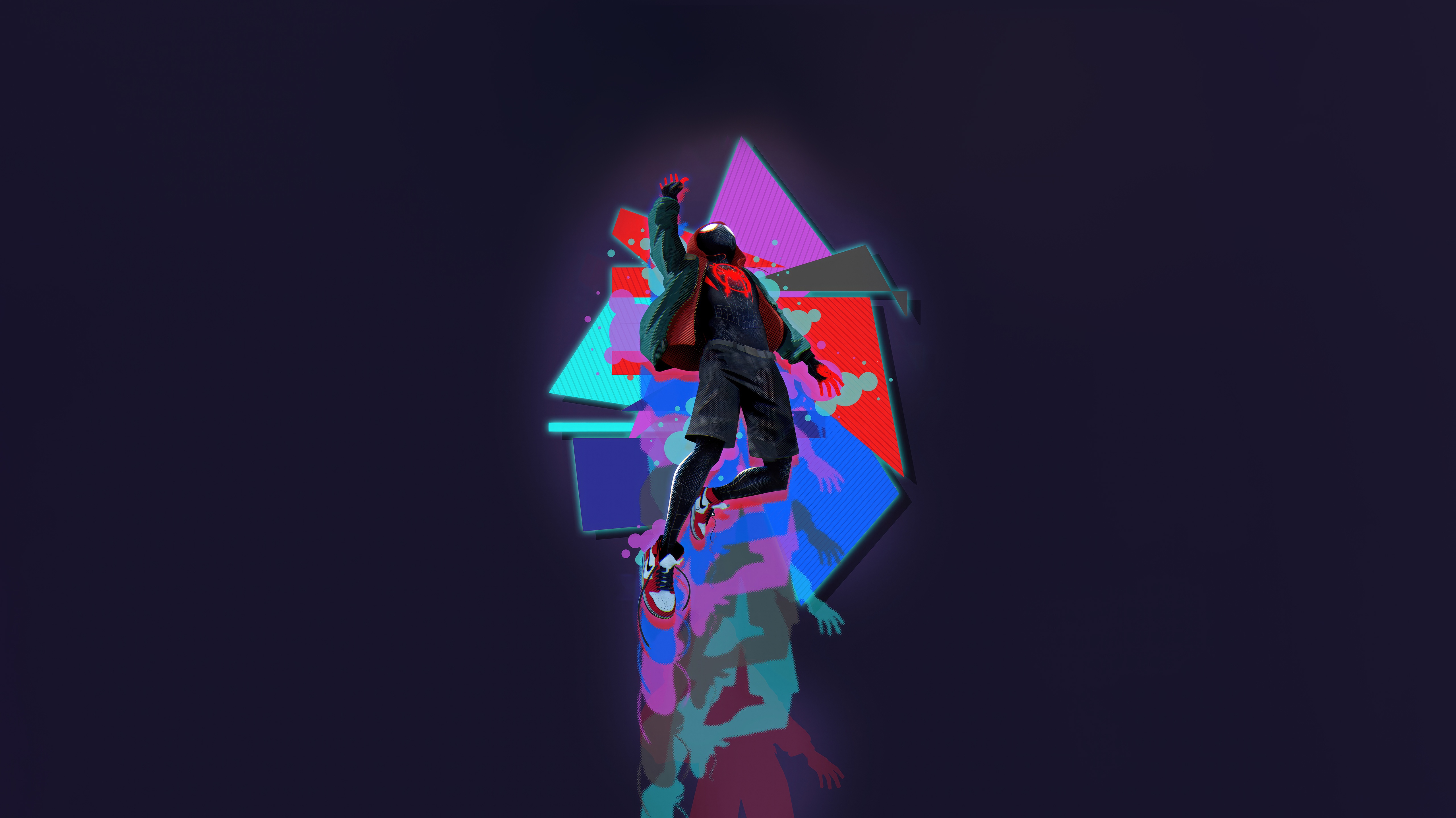Miles Morales in Electric Elegance HD Wallpaper
