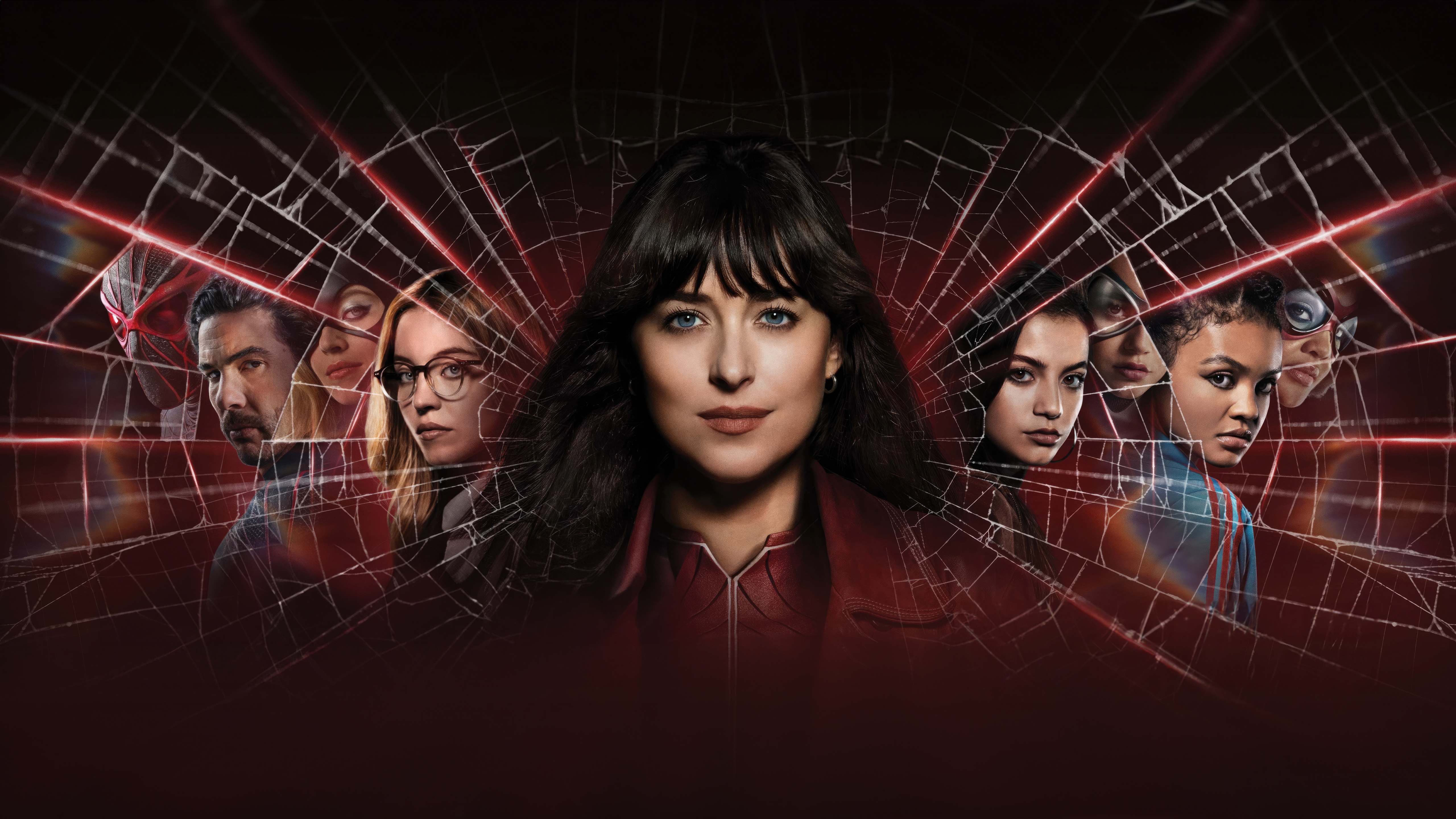 Madame Web movie poster with cast HD Wallpaper
