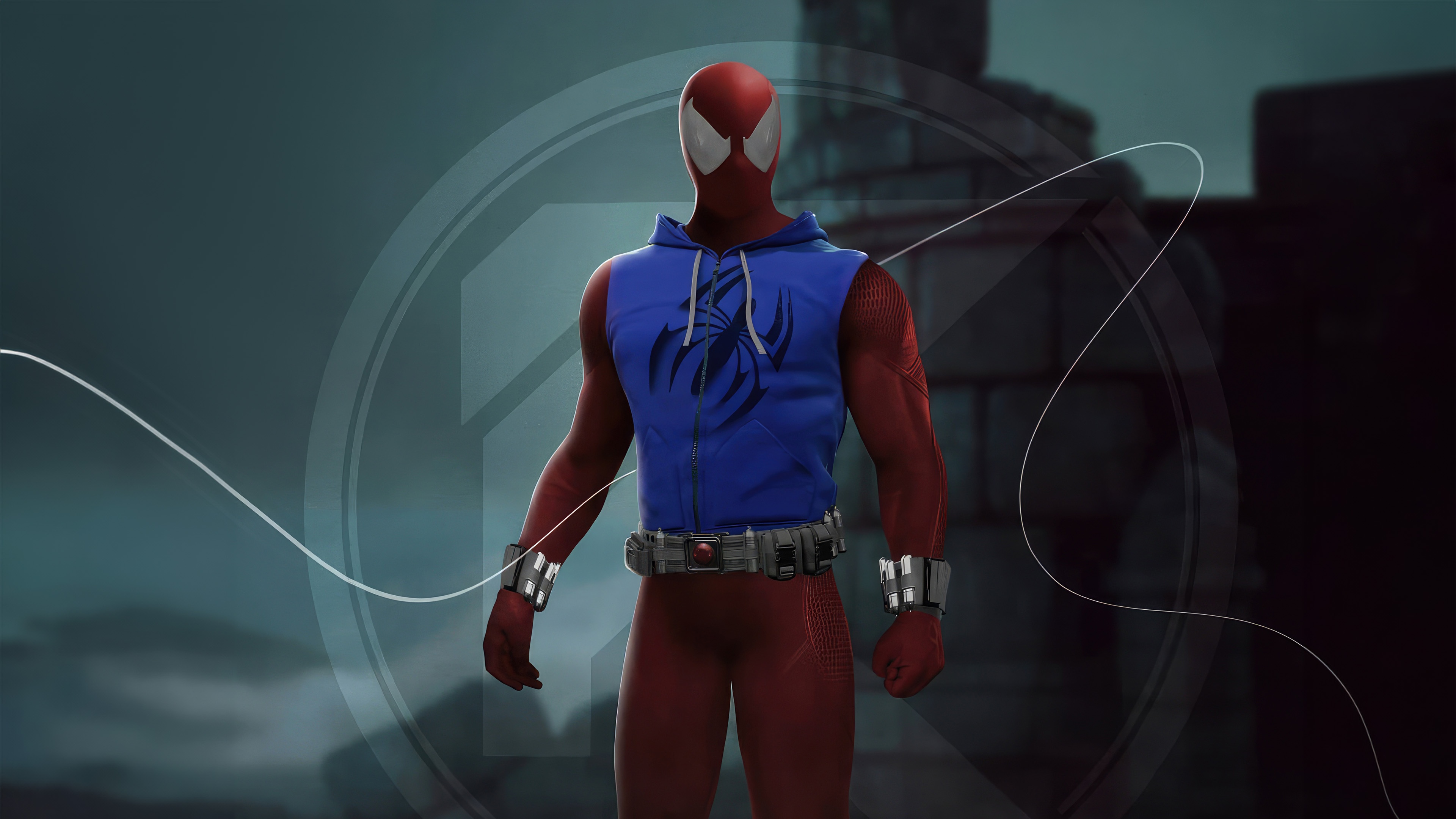 Ben Reilly Spider-Man in a blue hoodie HD Wallpaper
