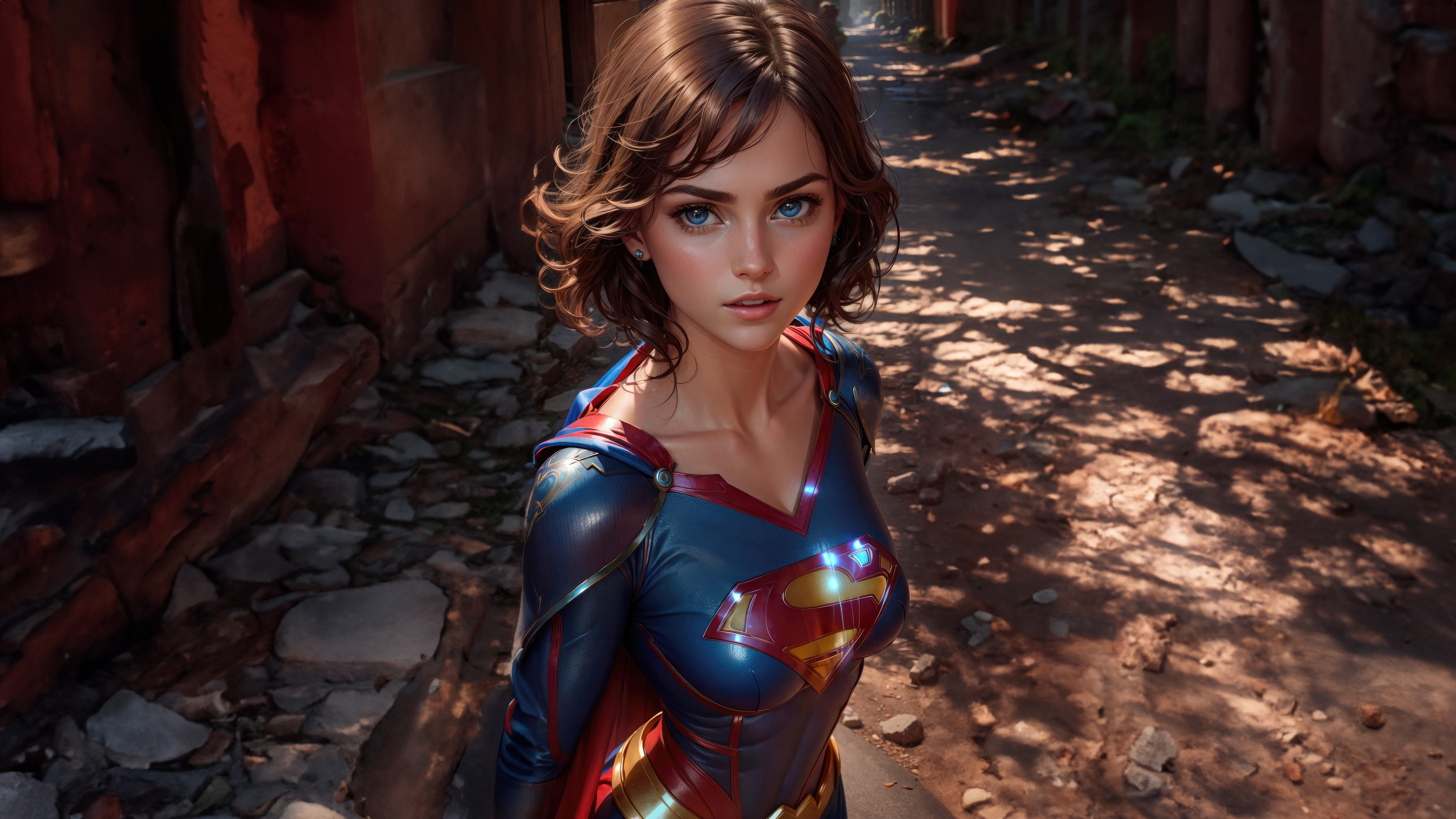 Supergirl Infinite Grace HD Wallpaper