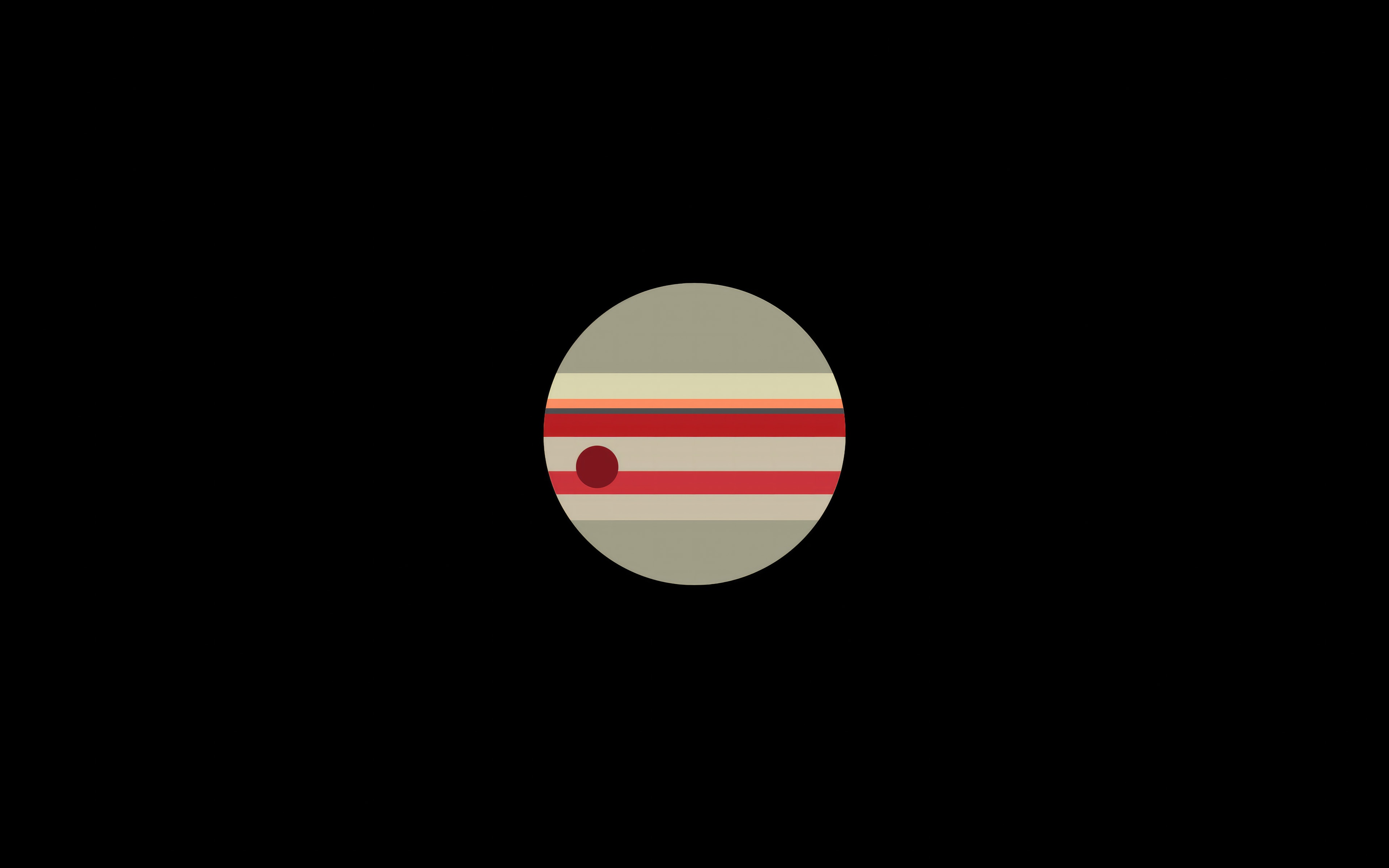 Jupiter planet with Great Red Spot HD Wallpaper