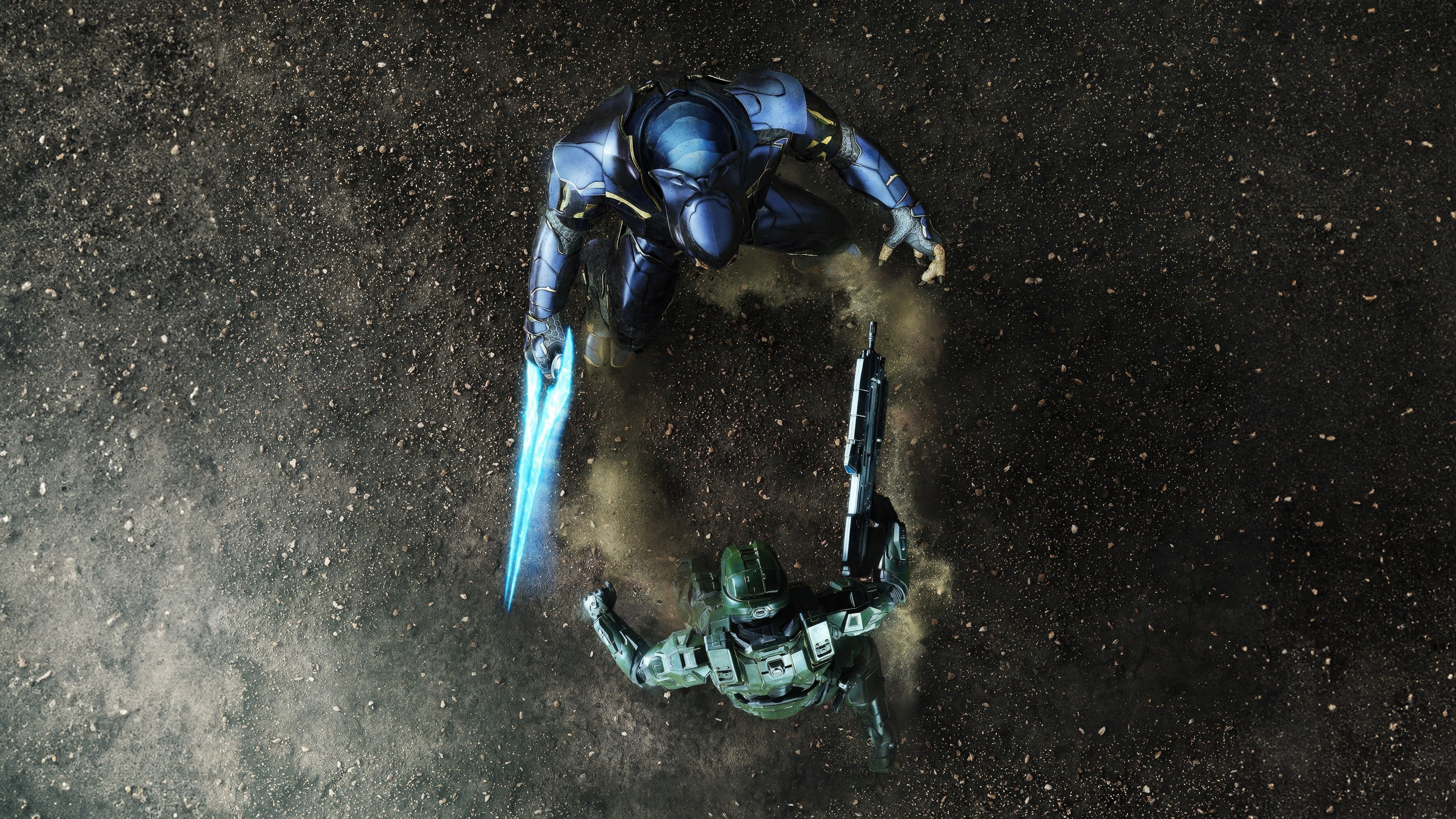 Halo TV Series: Elite vs. Master Chief HD Wallpaper