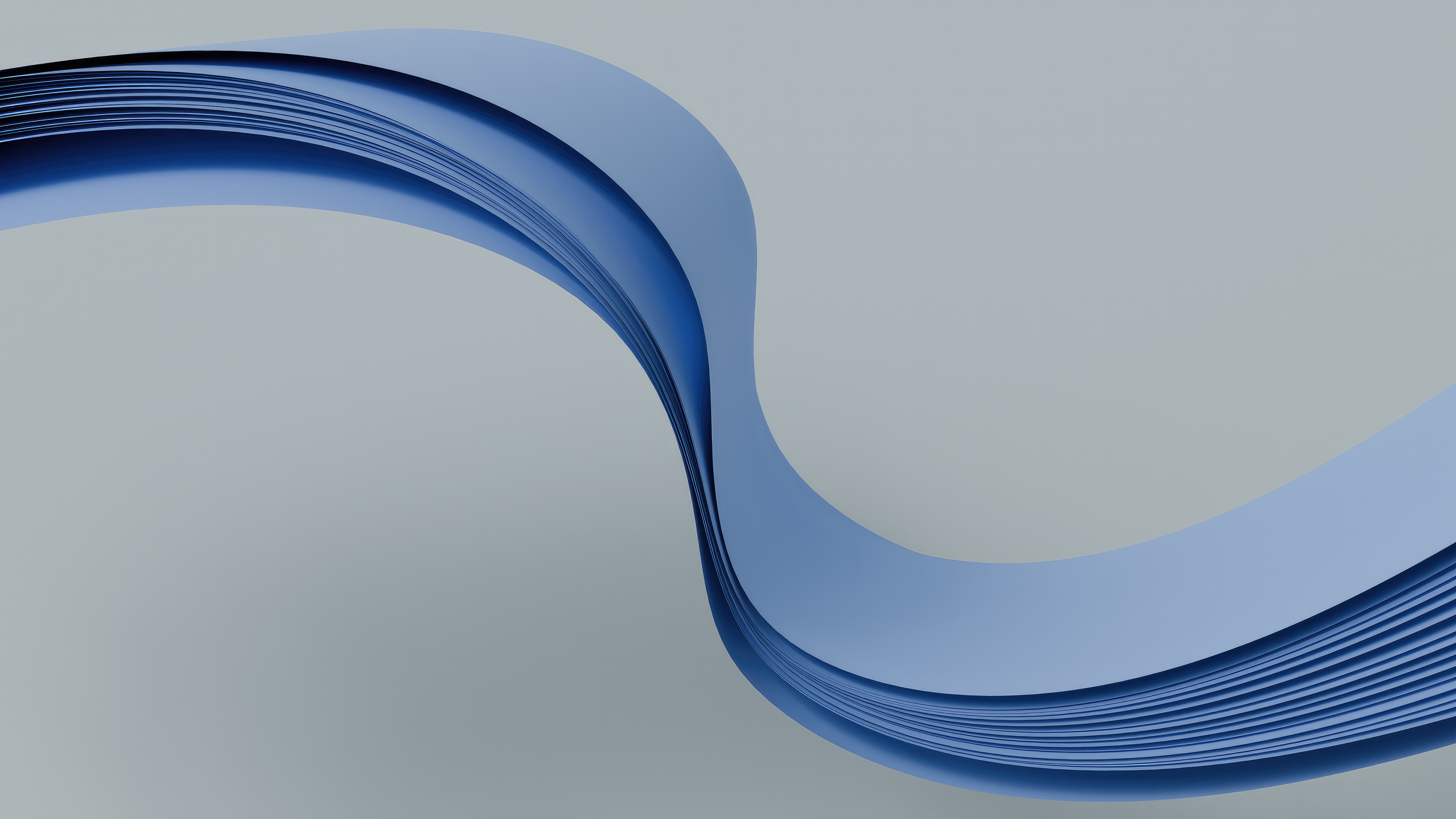 Windows 11 2024 abstract blue wave HD Wallpaper