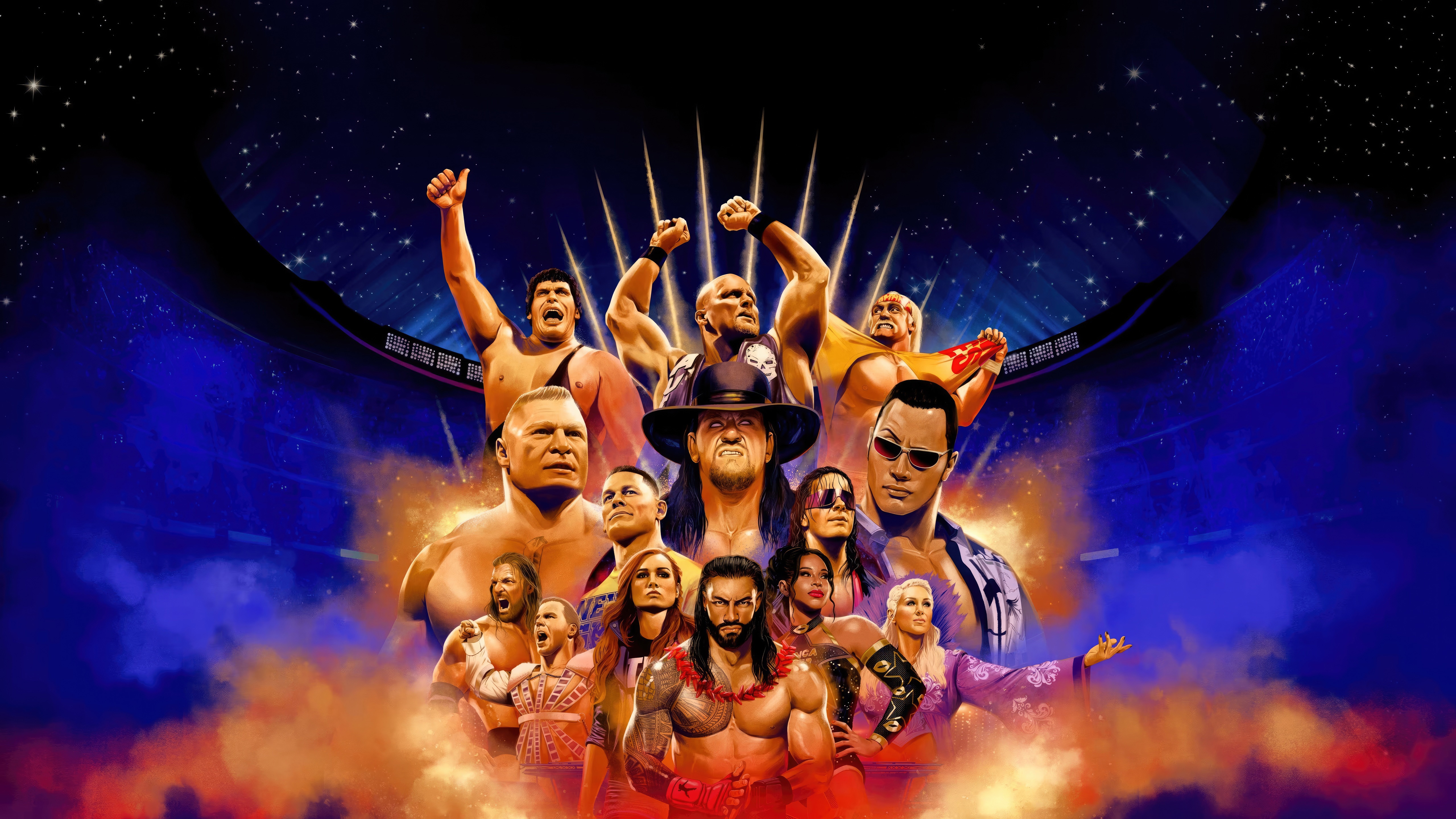 Wwe 2k24 Forty Years Of Wrestlemania HD Wallpaper