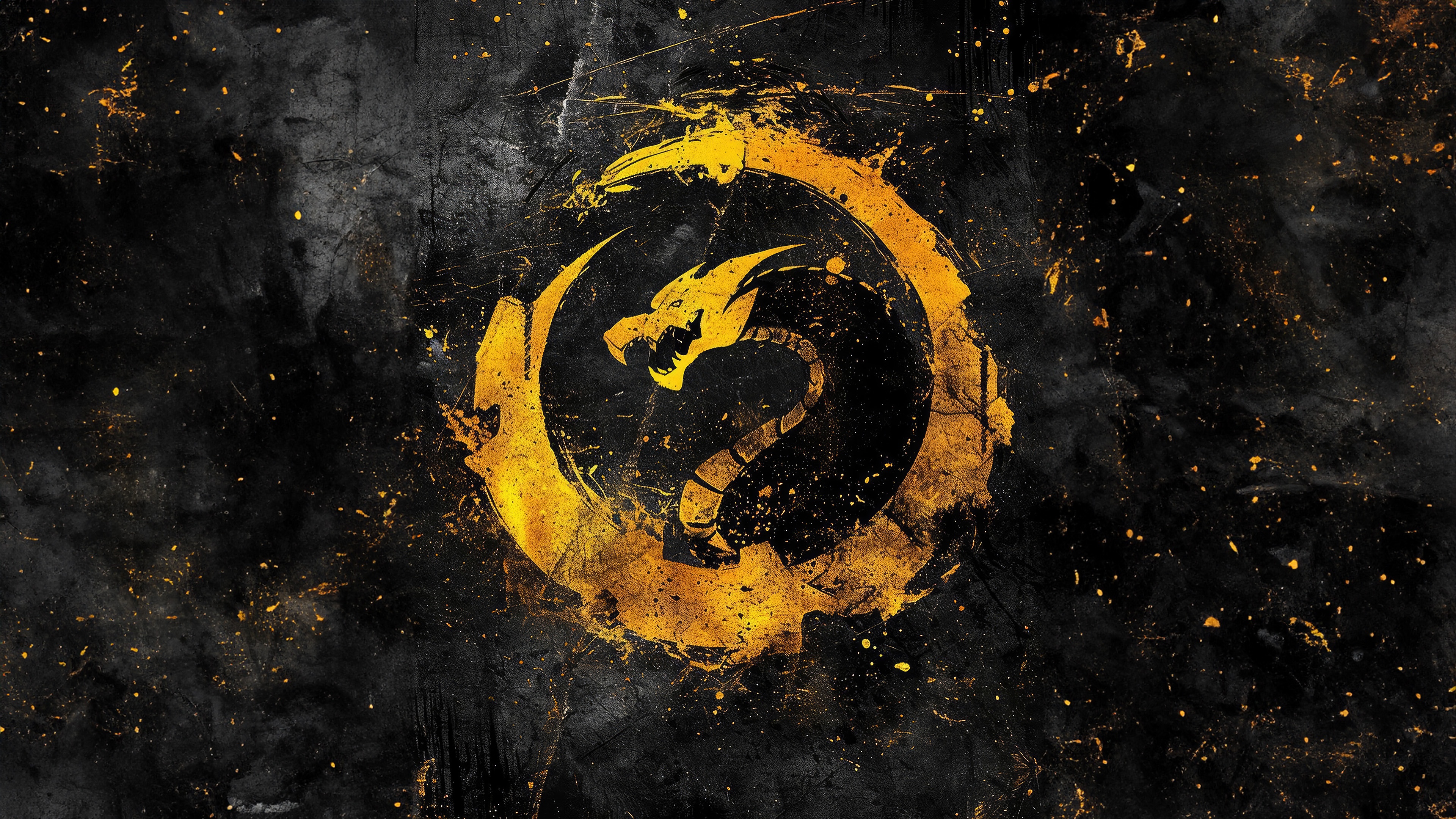 Mortal Kombat Brutal Symbol HD Wallpaper