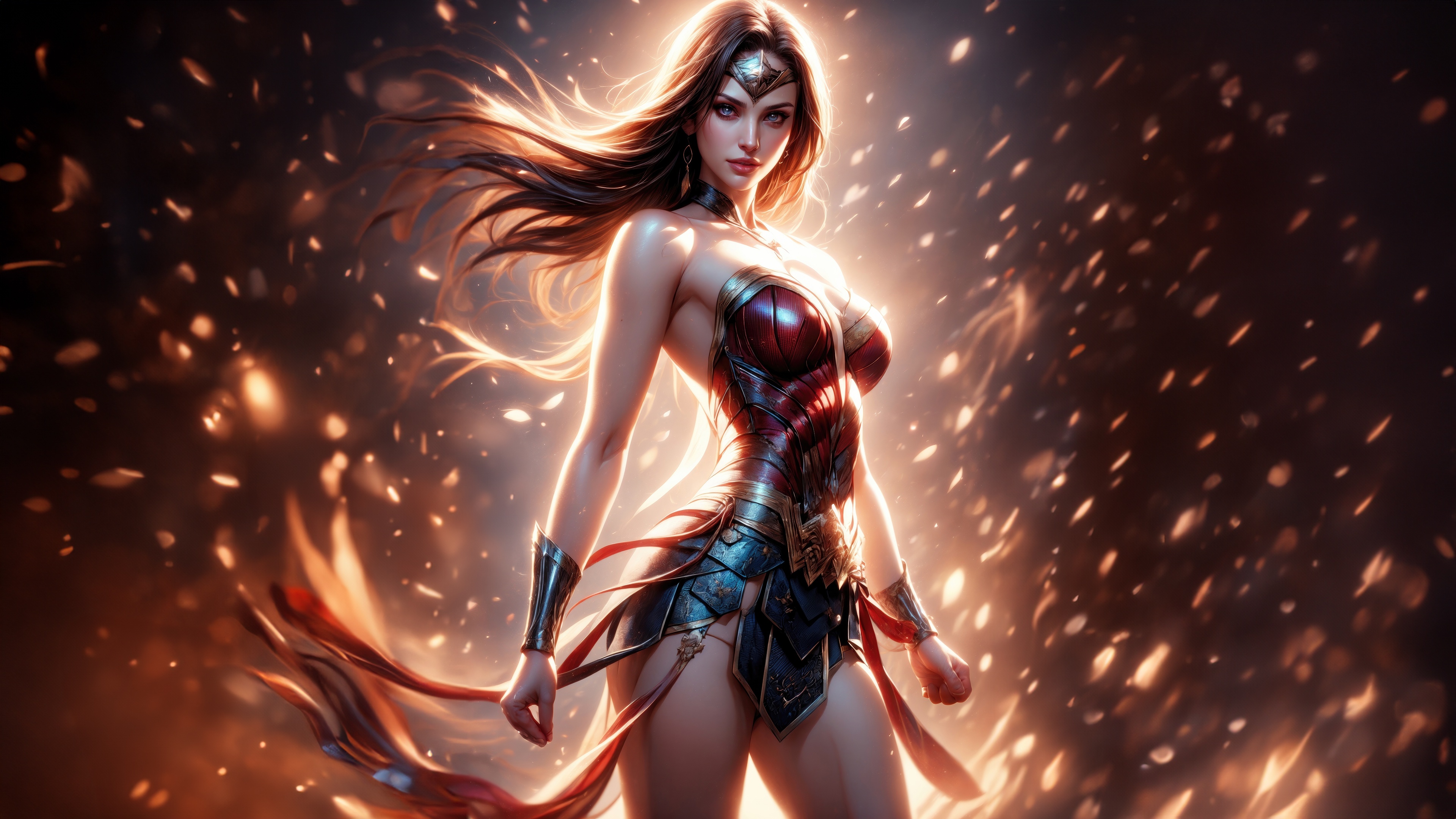 Wonder Woman In Full Glory HD Wallpaper