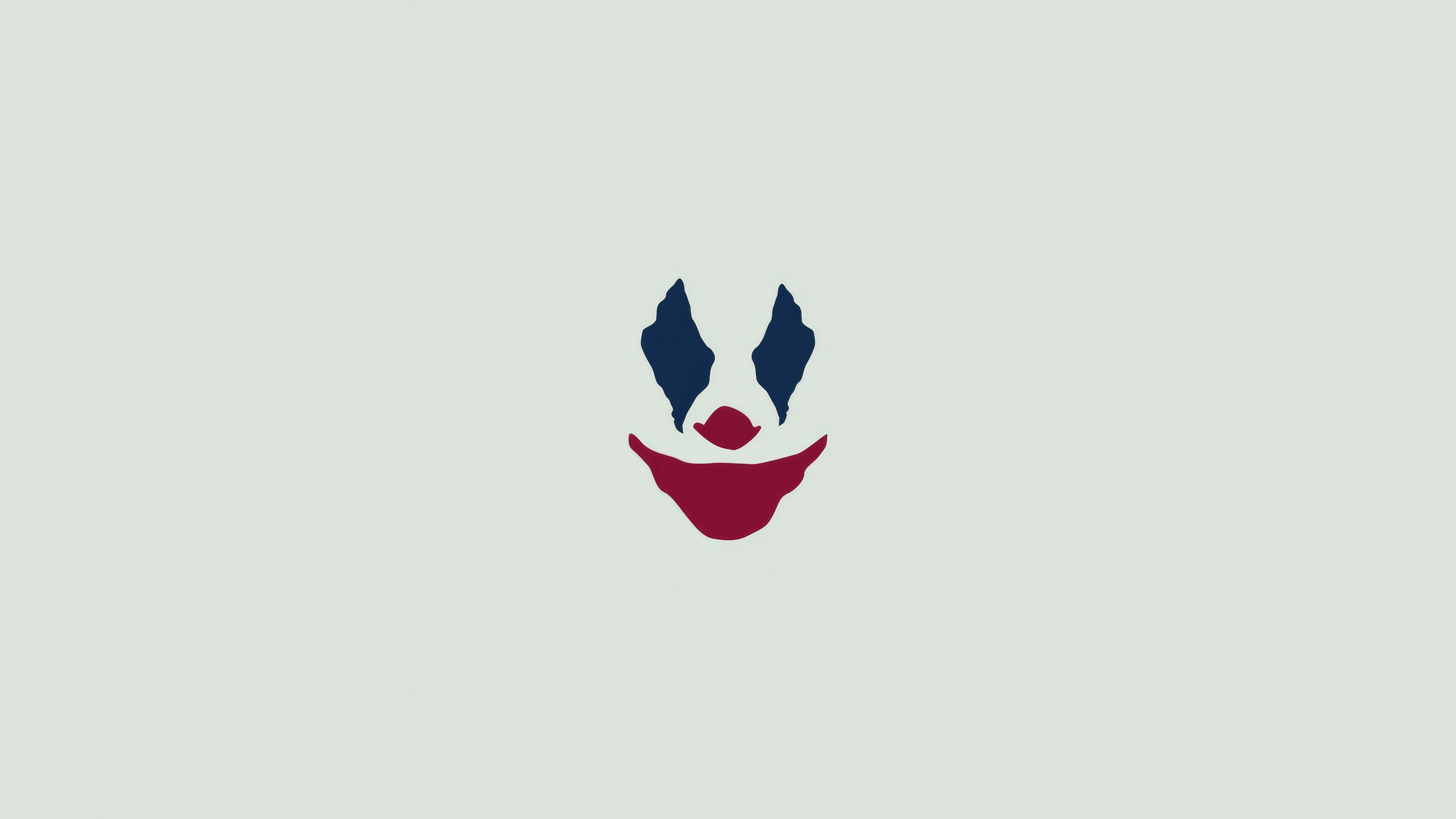 Joker Minimalist Face Logo HD Wallpaper