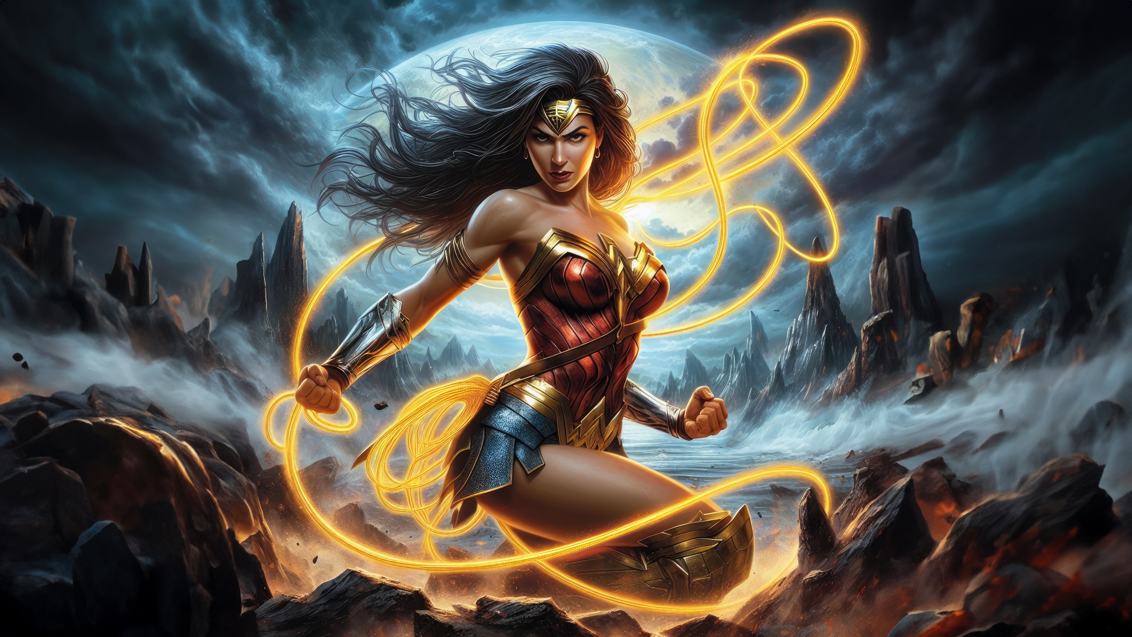 Wonder Woman Champion Of Justice HD Wallpaper