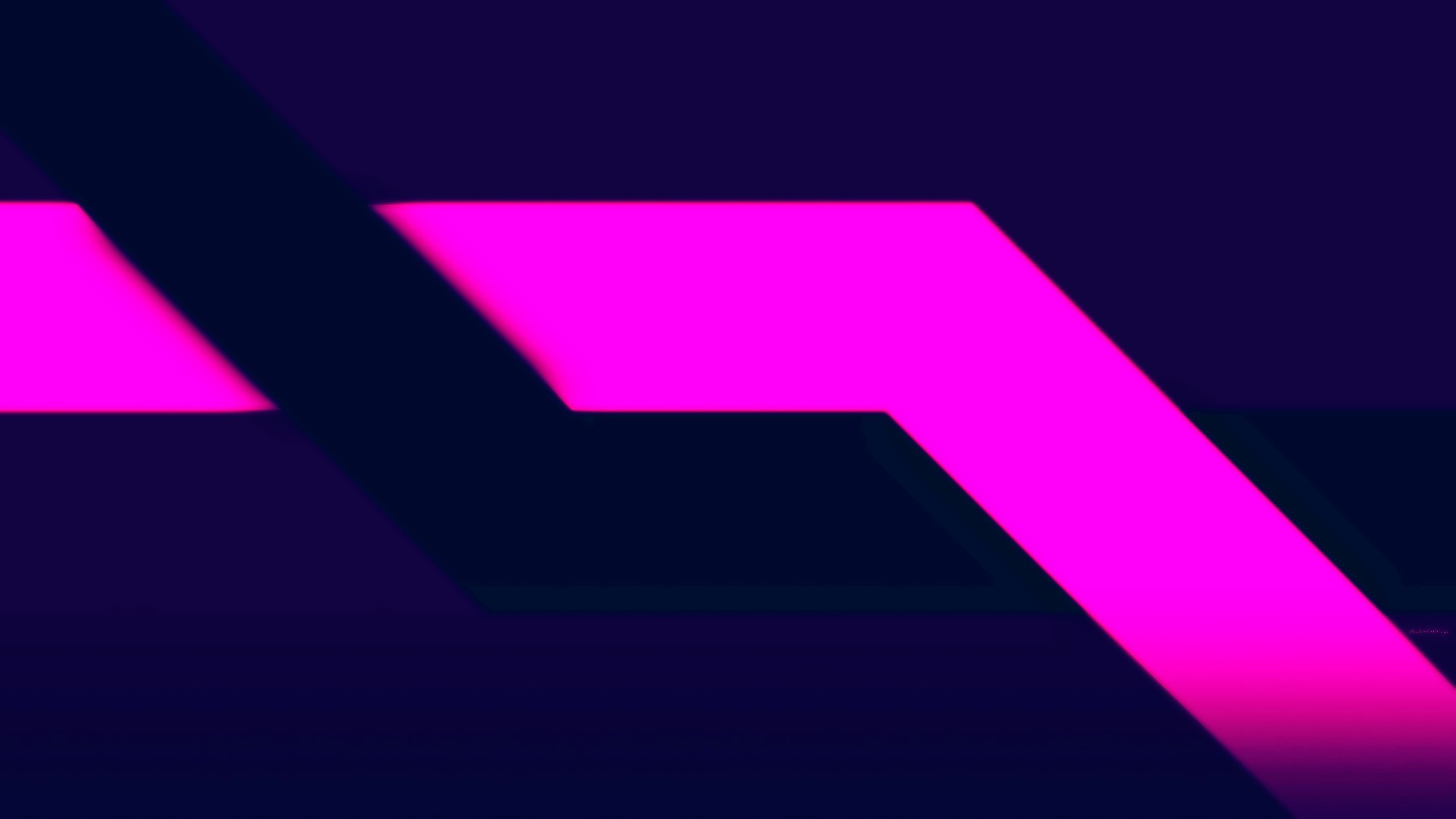 Abstract neon shapes on dark background HD Wallpaper