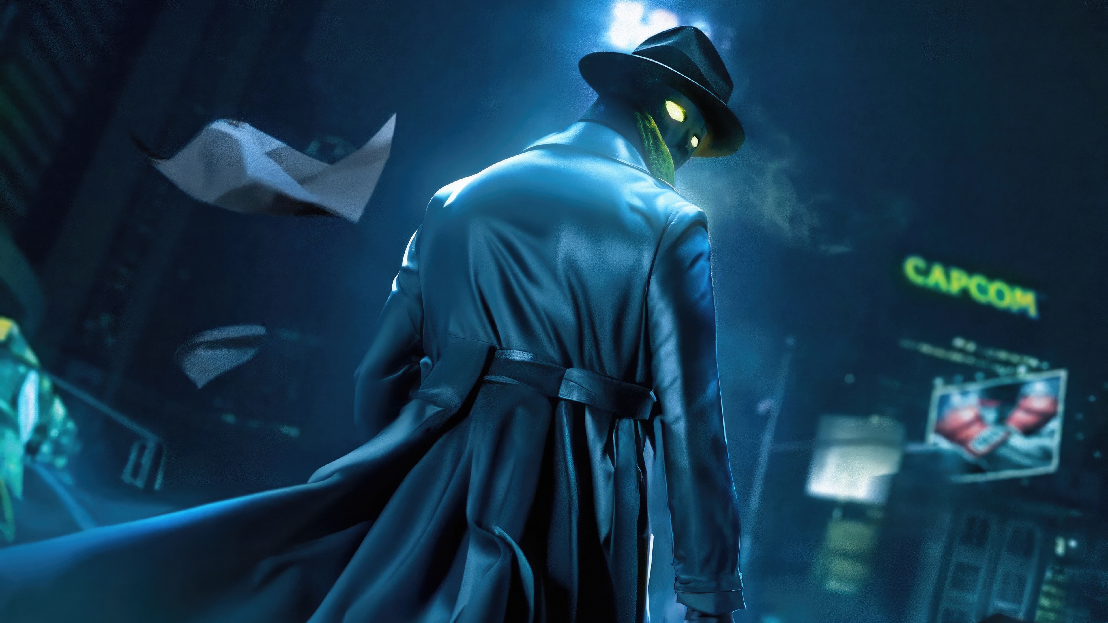 Street Fighter 6 Character in Trench Coat HD Wallpaper