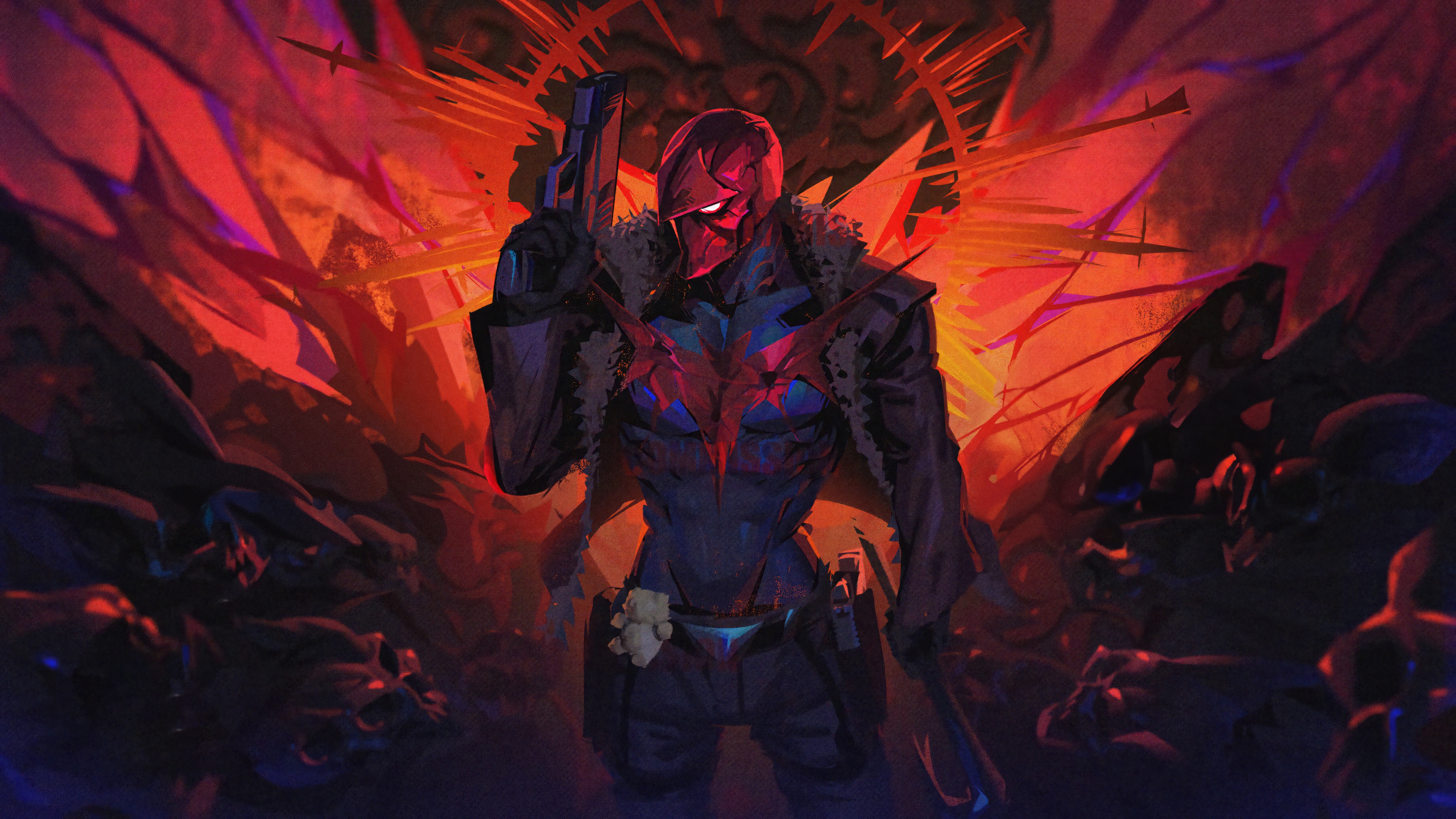 Red Hood Master Of War HD Wallpaper