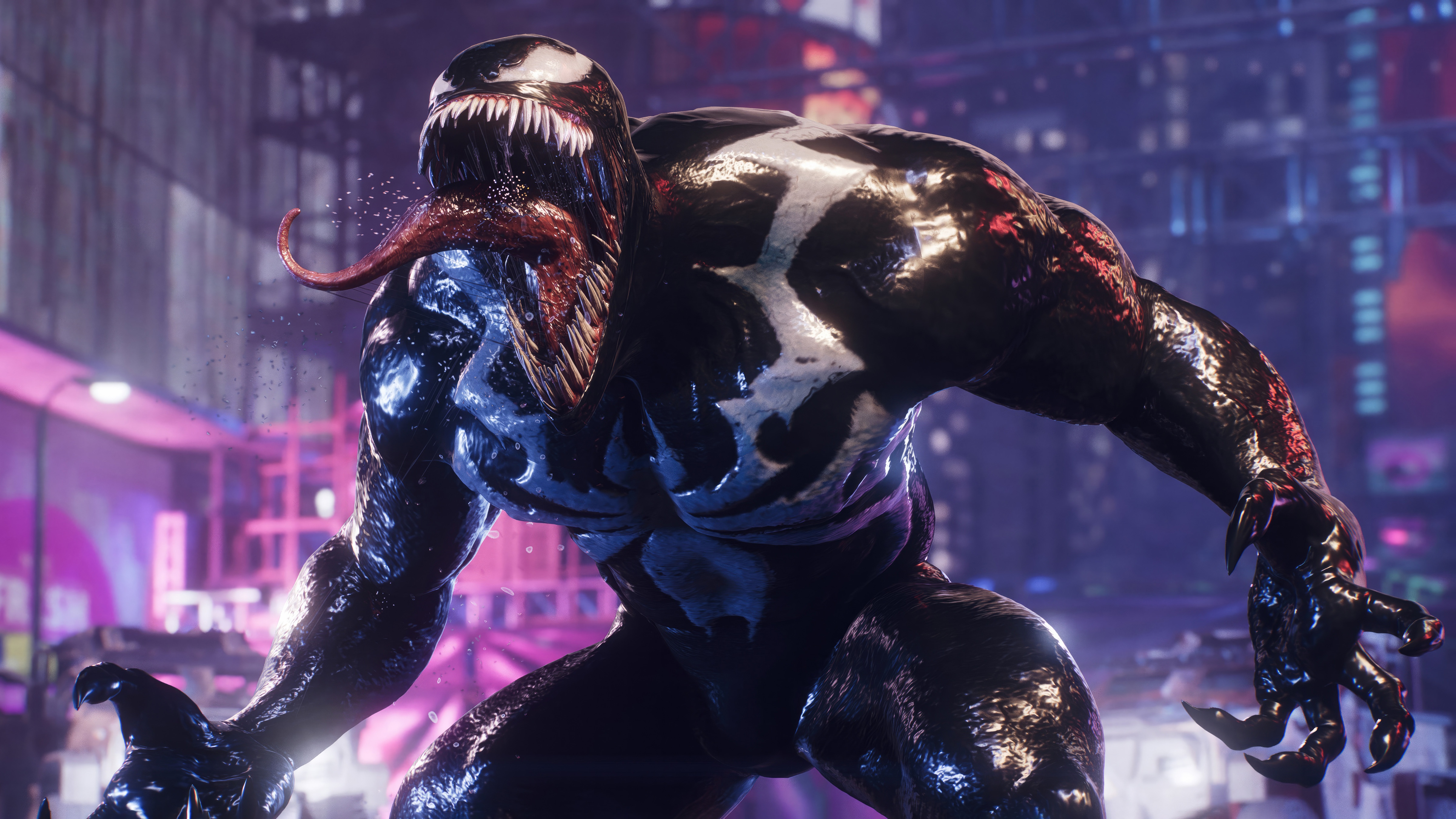 Venom in Marvel's Spider-Man 2 Game HD Wallpaper