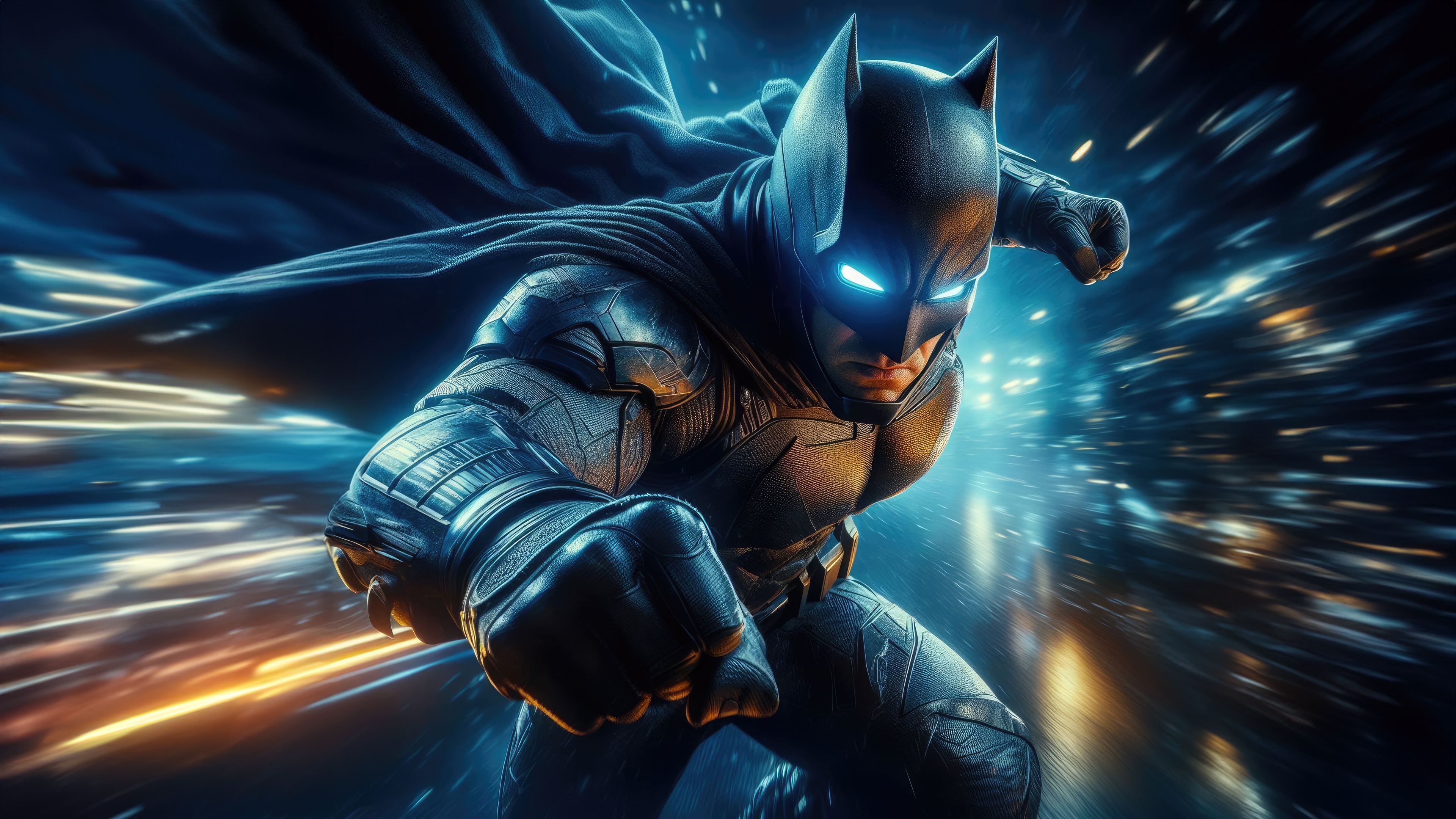 Batman in Motion HD Wallpaper