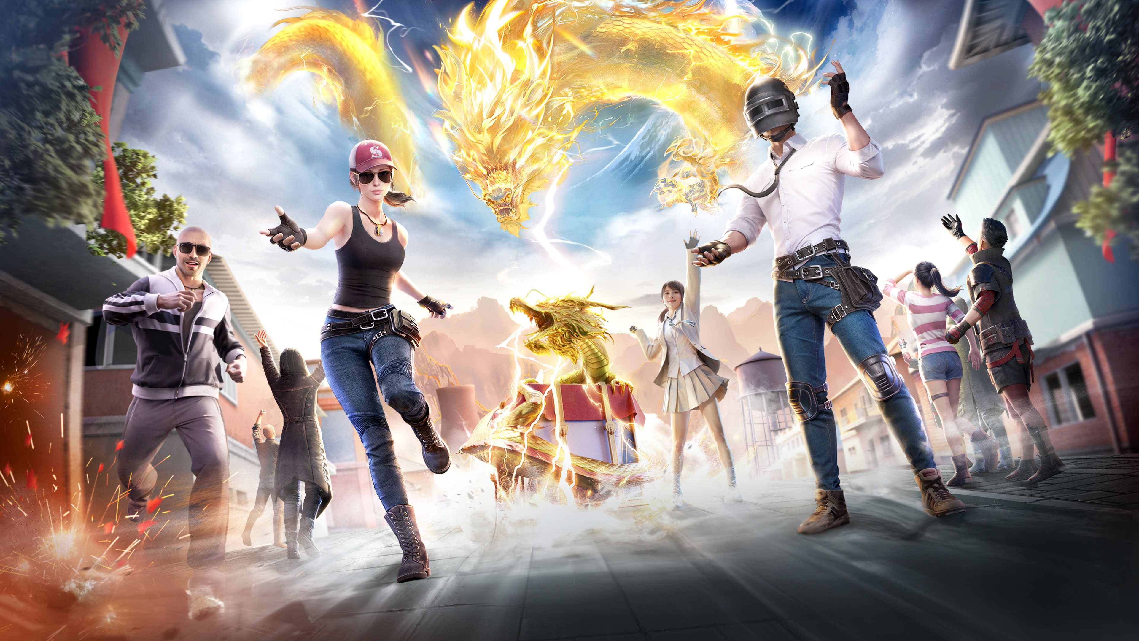 PUBG Lunar New Year 2024 Dragon Event HD Wallpaper