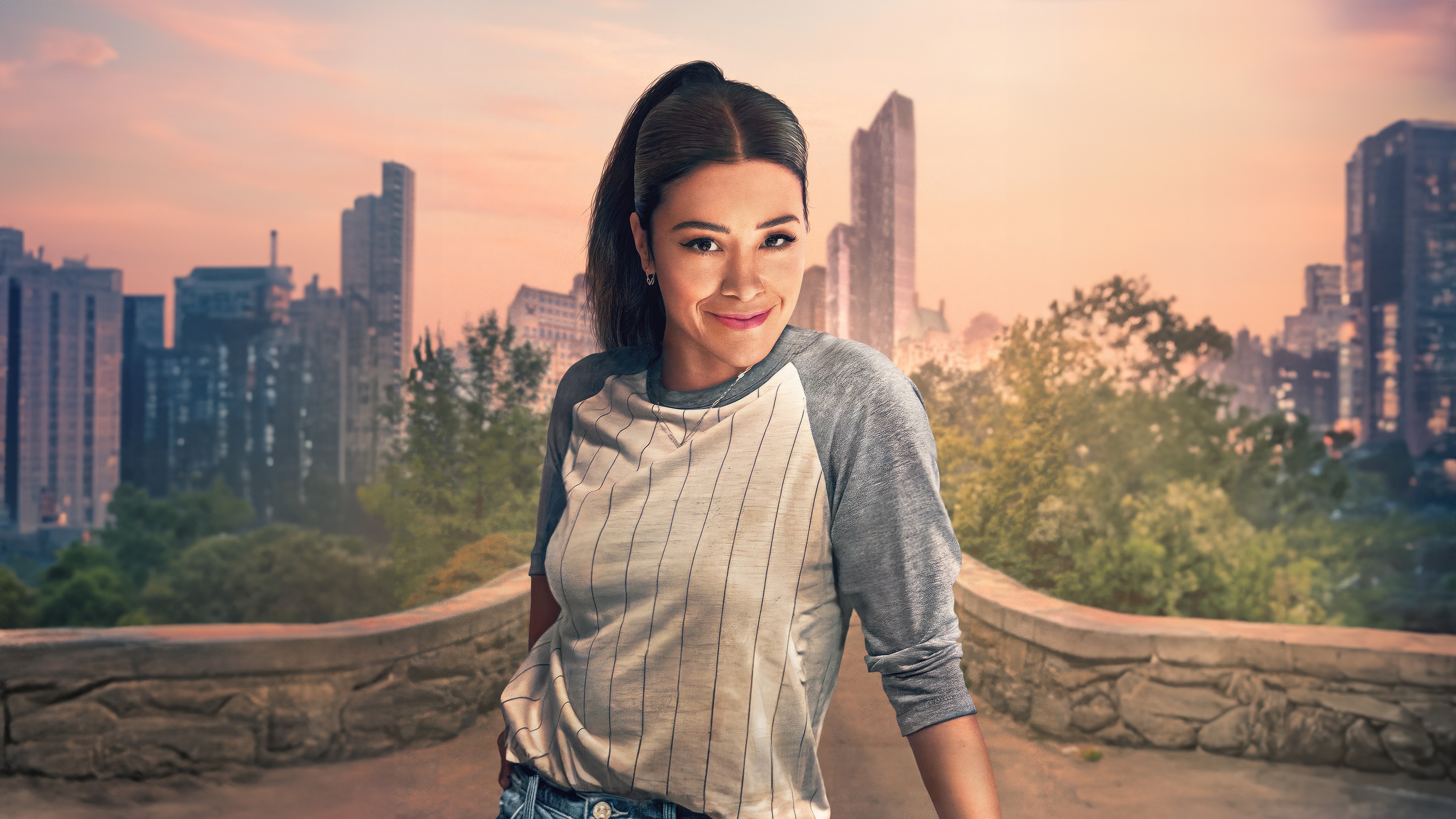 Gina Rodriguez as Mack in Players HD Wallpaper