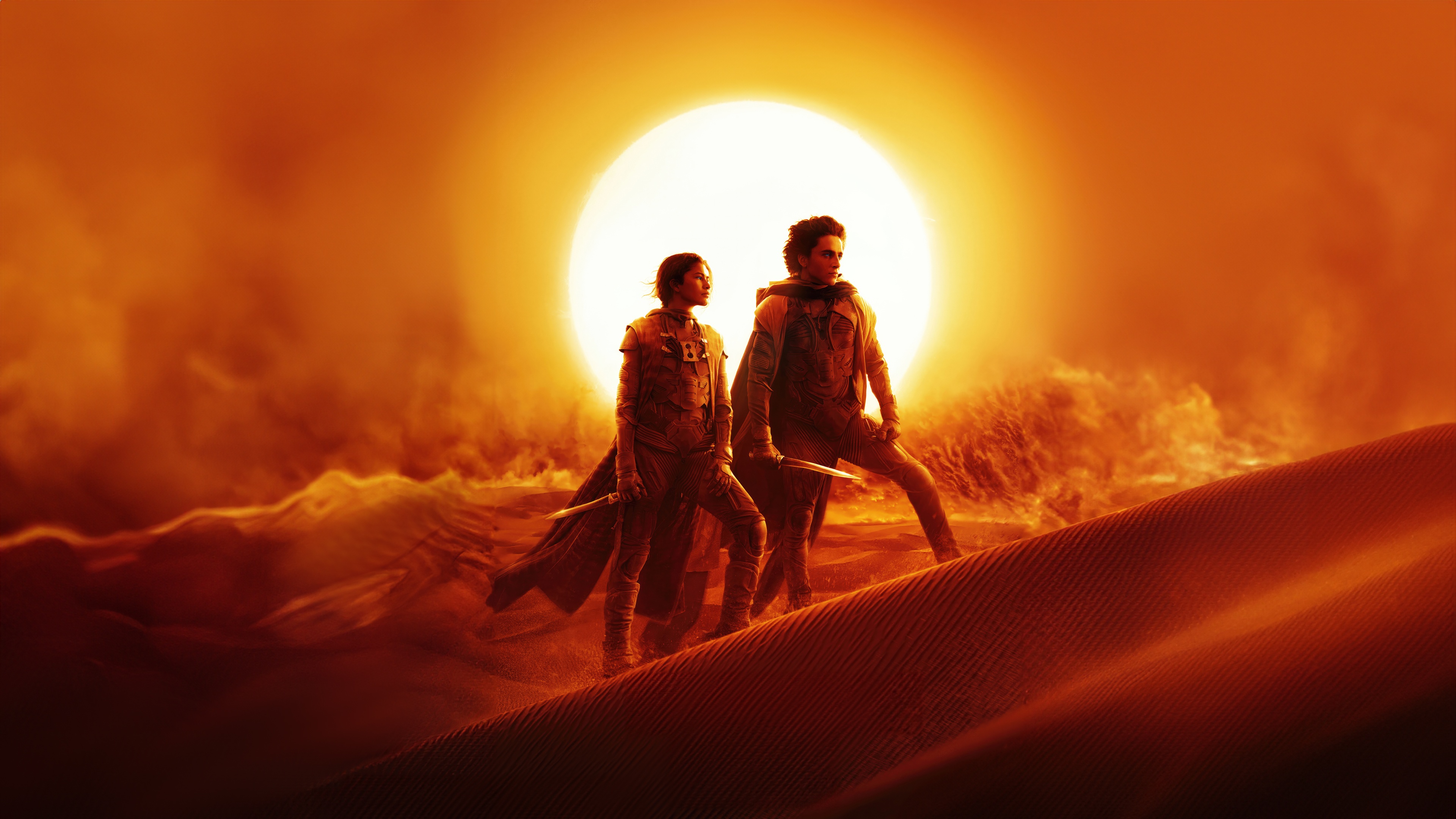 Dune Part Two Movie Poster HD Wallpaper