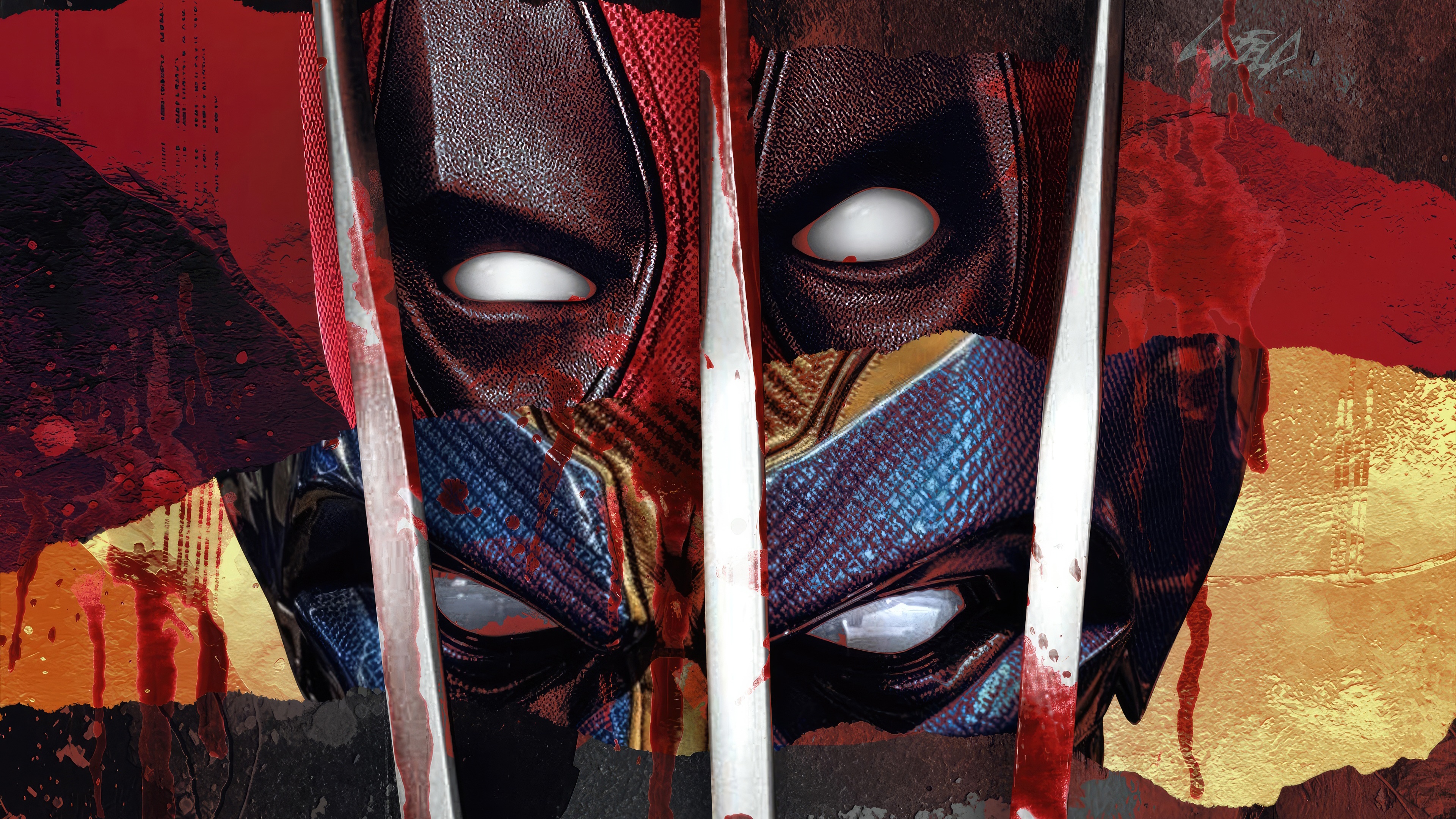 Deadpool and Wolverine HD Wallpaper