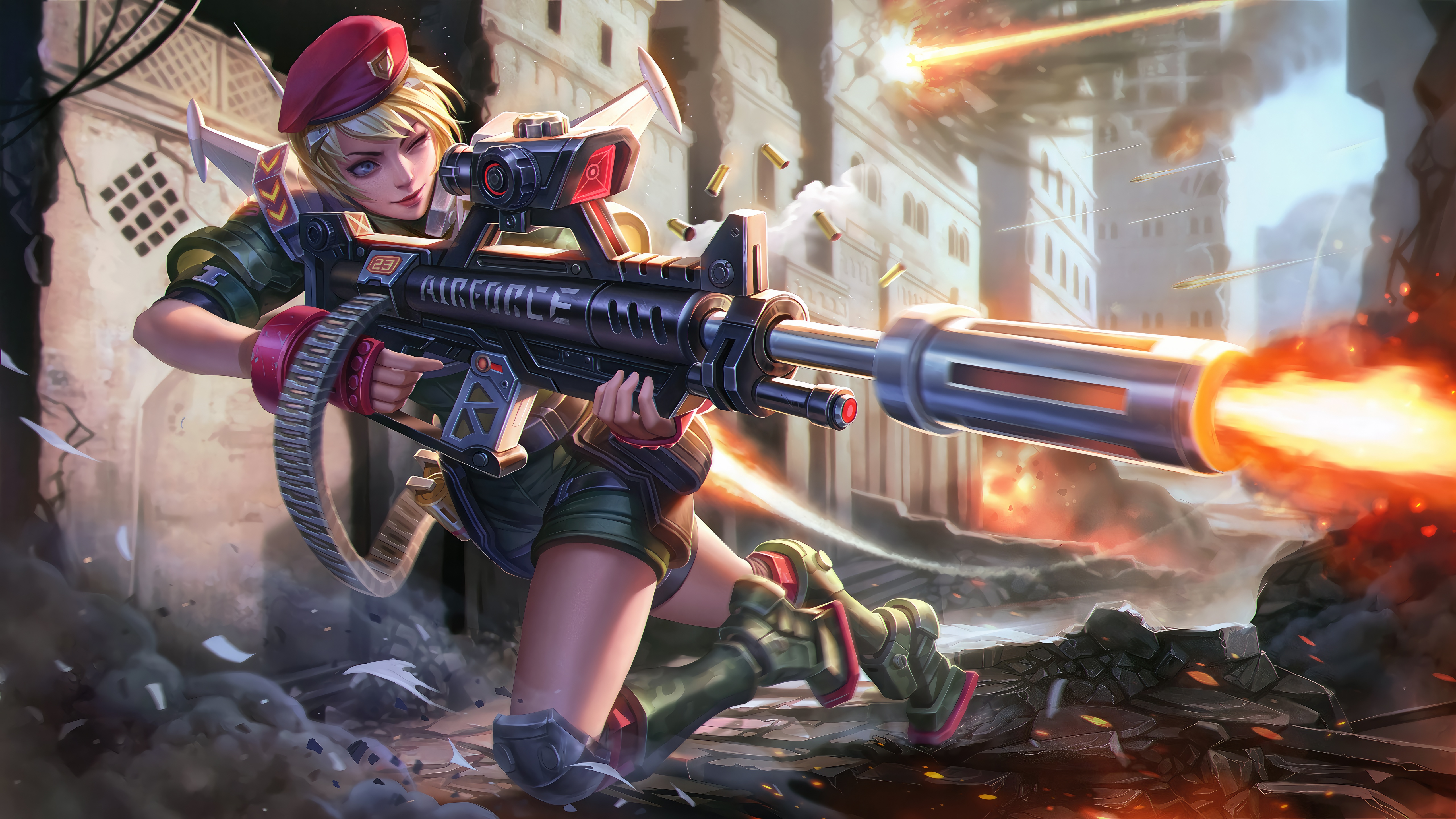 Kimmy Skin Charge Leader In Mobile Legends HD Wallpaper