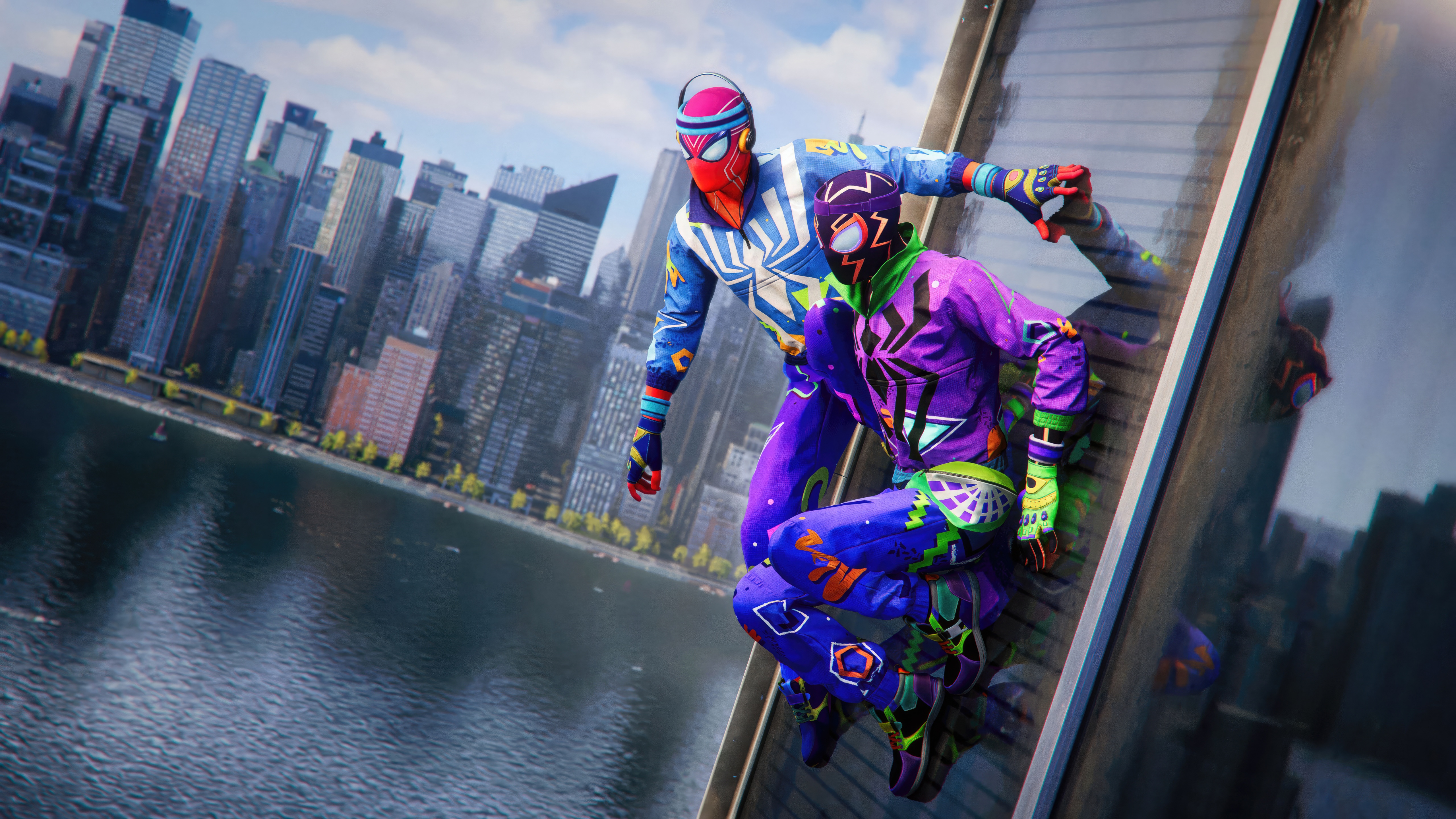 Spider-Man 2 Fly N Fresh Suits HD Wallpaper