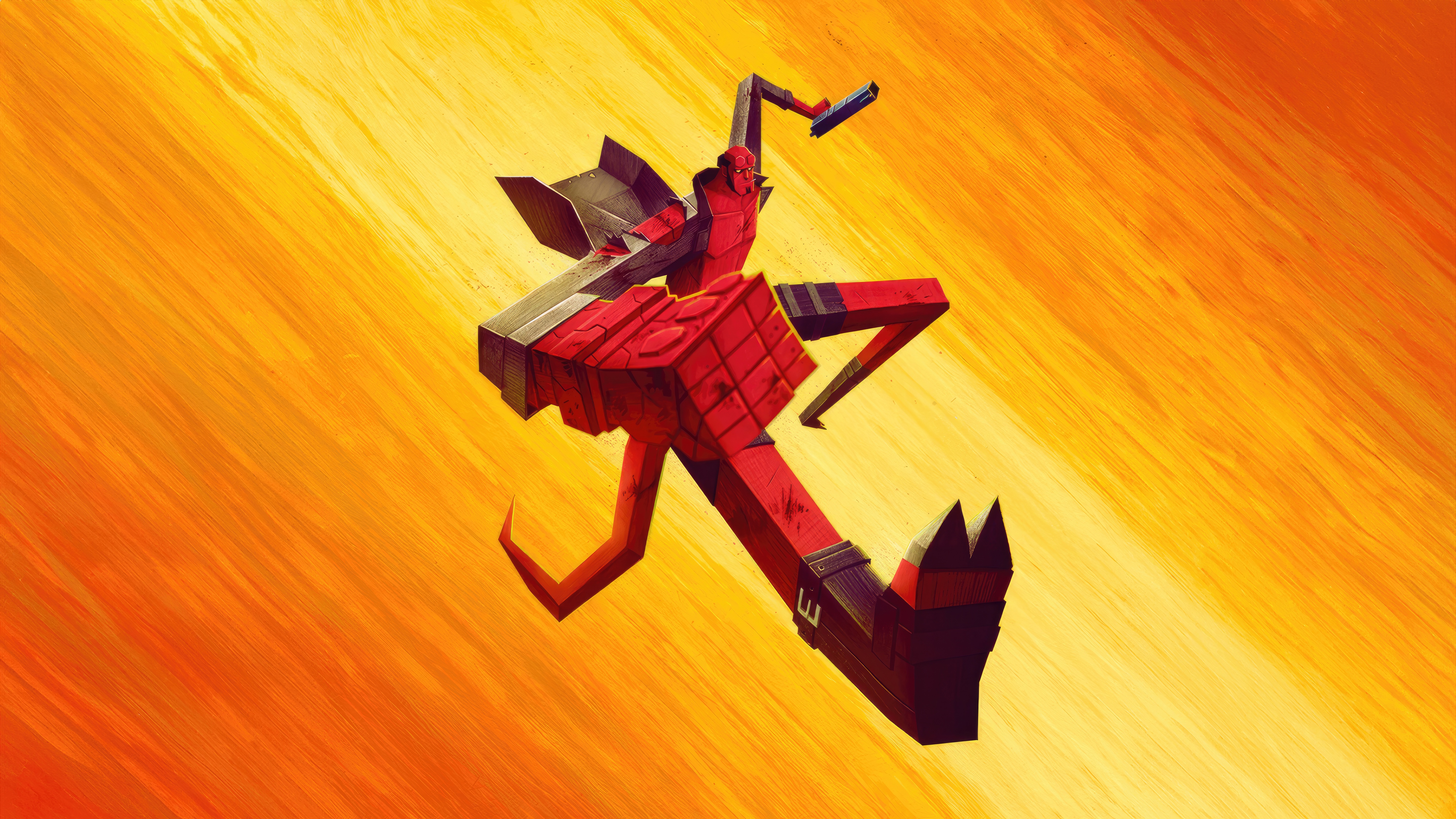 Hellboy Rises HD Wallpaper