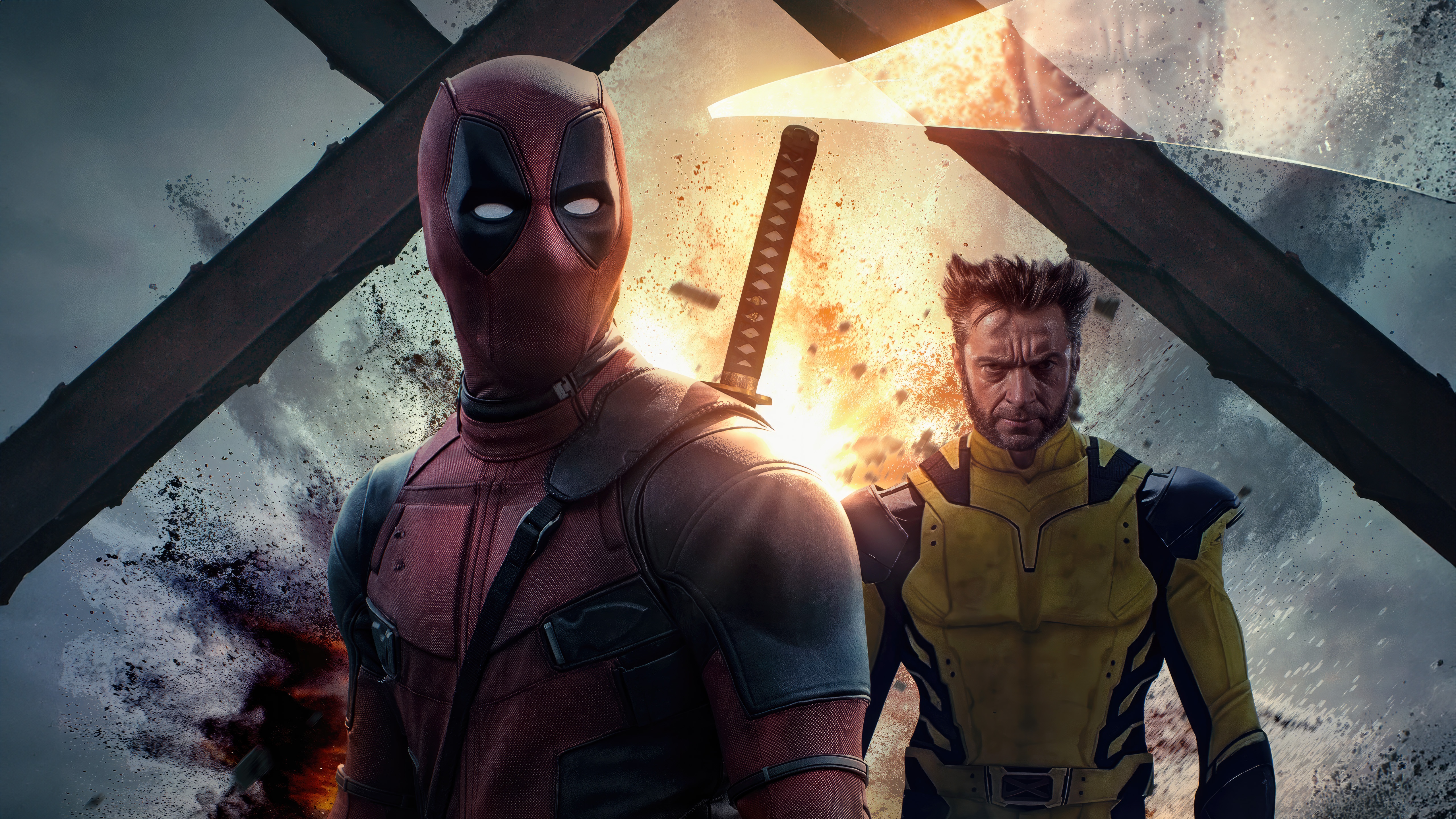 Deadpool and Wolverine HD Wallpaper