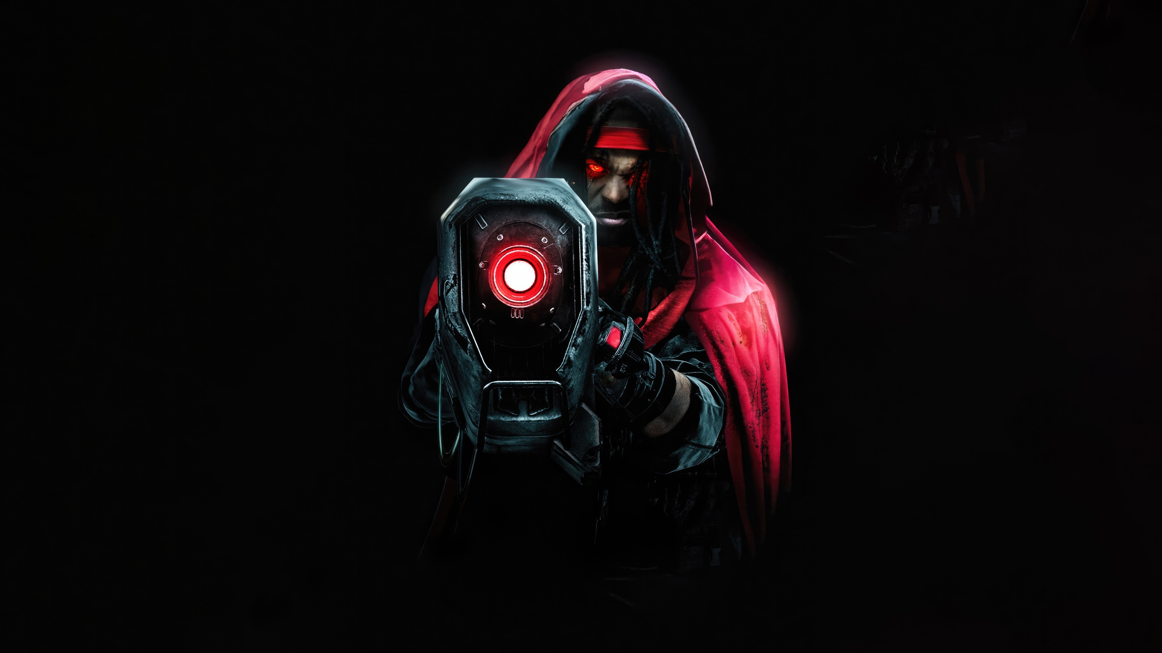 Bishop from X-Men holding a futuristic weapon HD Wallpaper