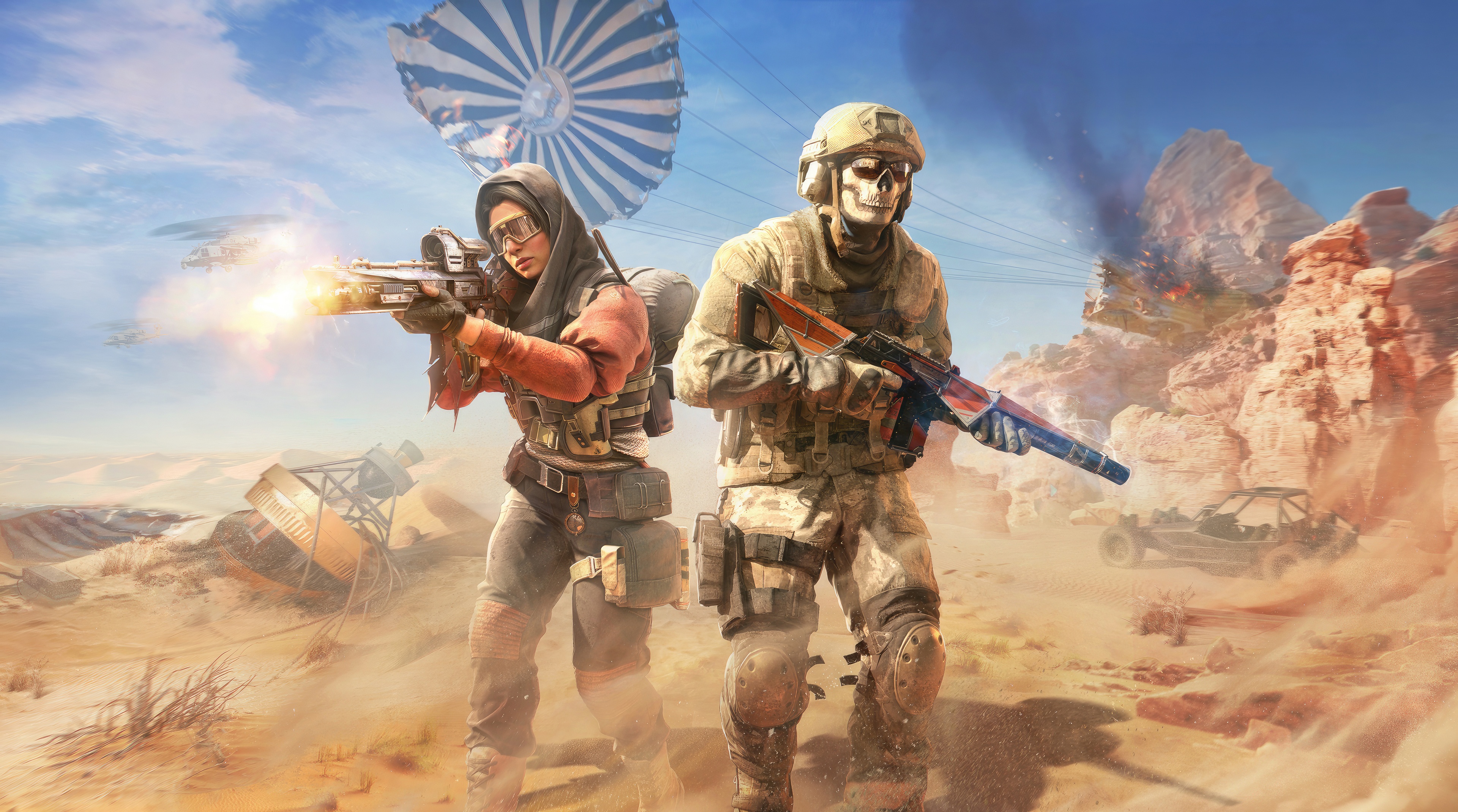 Call of Duty Mobile Season 4 Sandstorm Combat HD Wallpaper