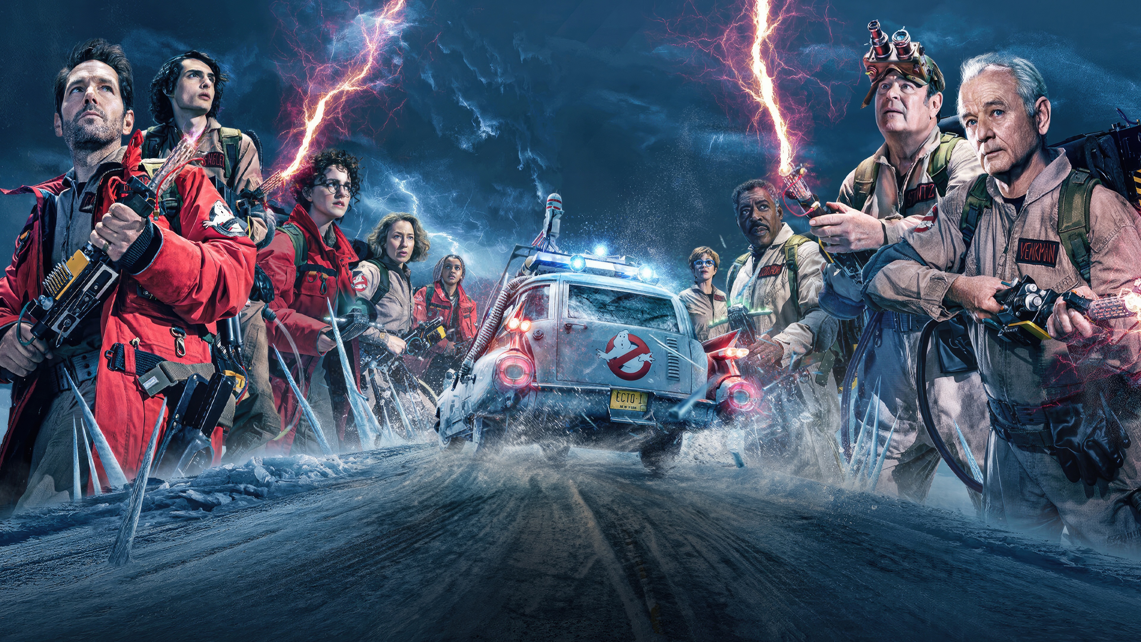 Ghostbusters Frozen Empire Adventures HD Wallpaper