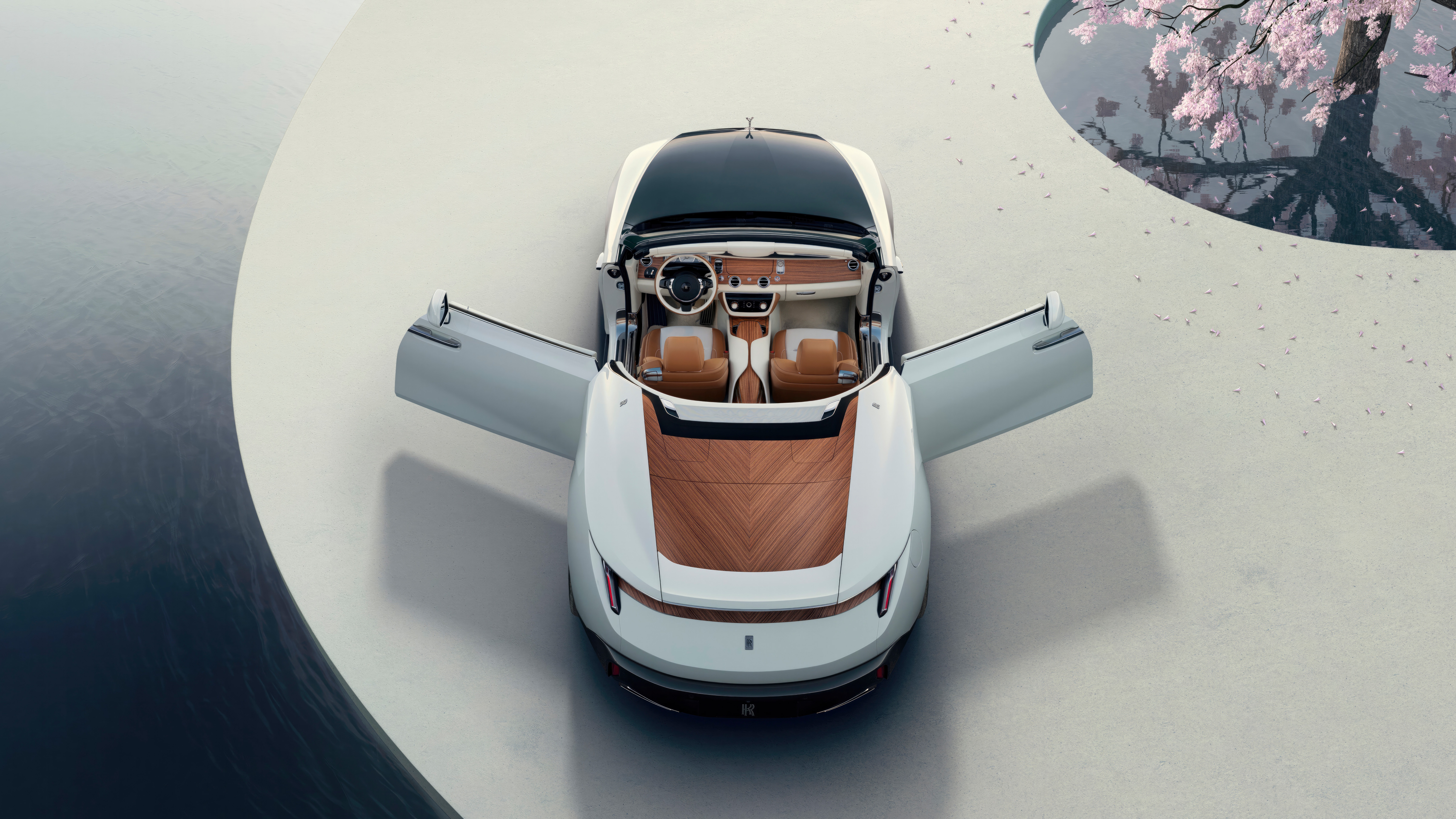 2024 Rolls Royce Droptail Arcadia Convertible HD Wallpaper
